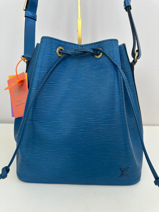 Louis Vuitton Petite Noé Epi Blue