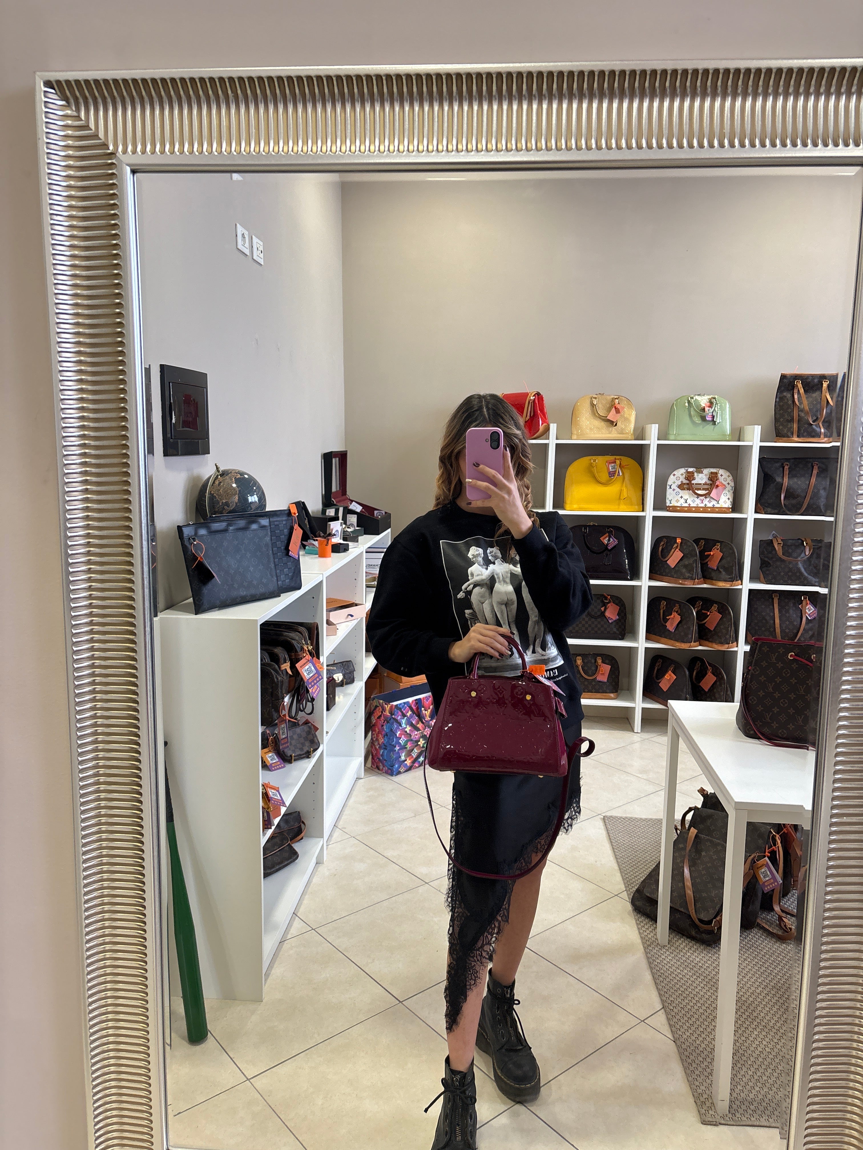 Louis Vuitton Montaigne Red