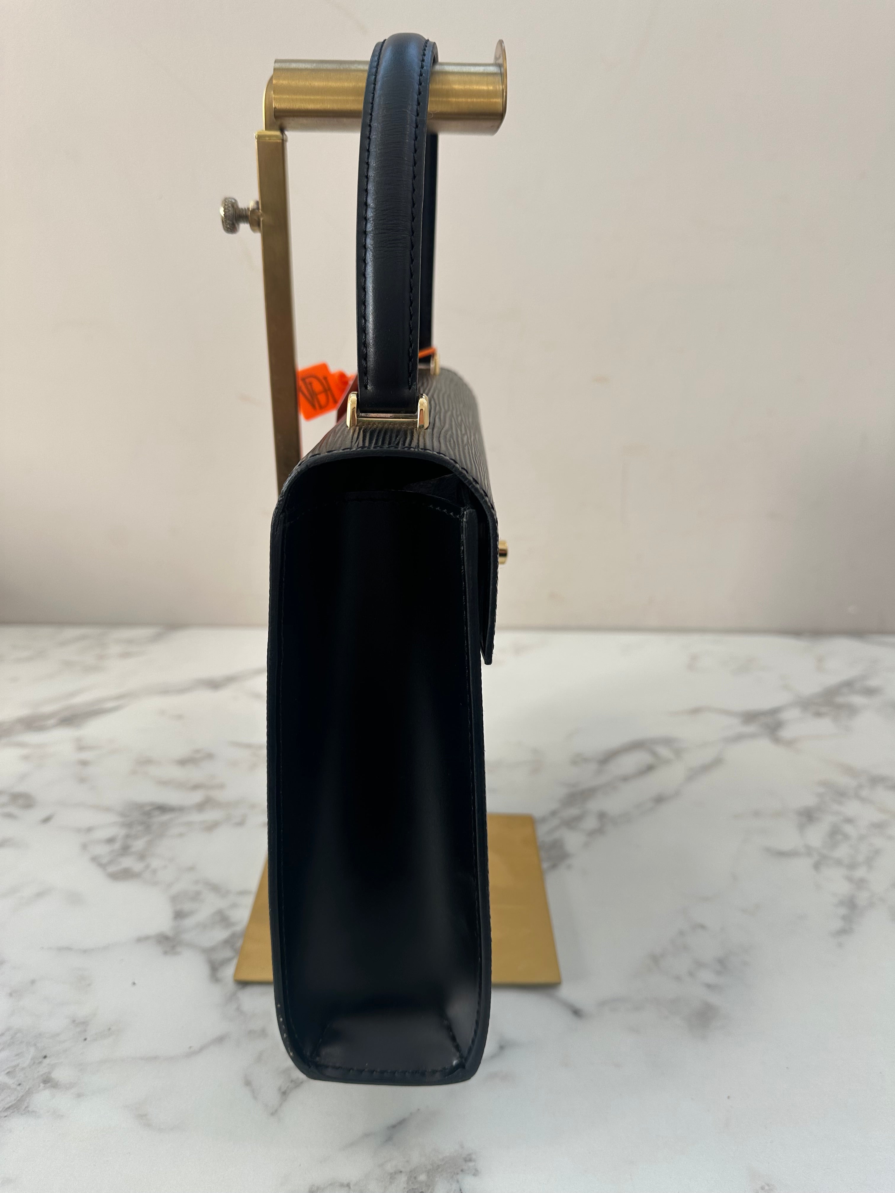 Louis Vuitton Black Epi Malesherbes