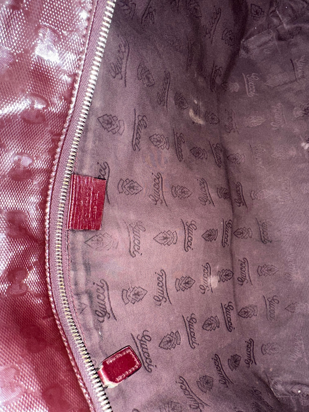 Gucci Bordeaux Tote Bag
