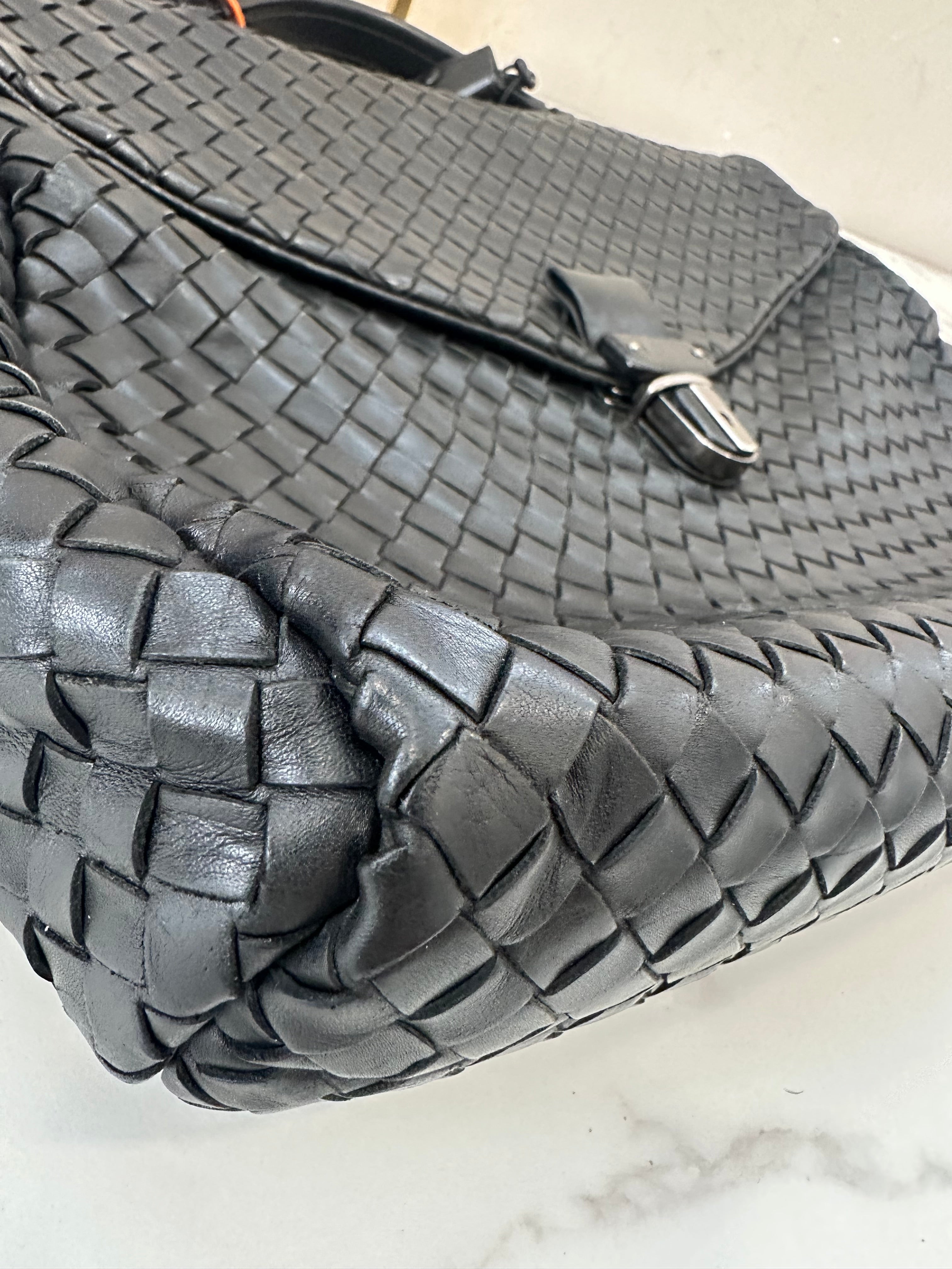 Bottega Veneta Black intrecciato