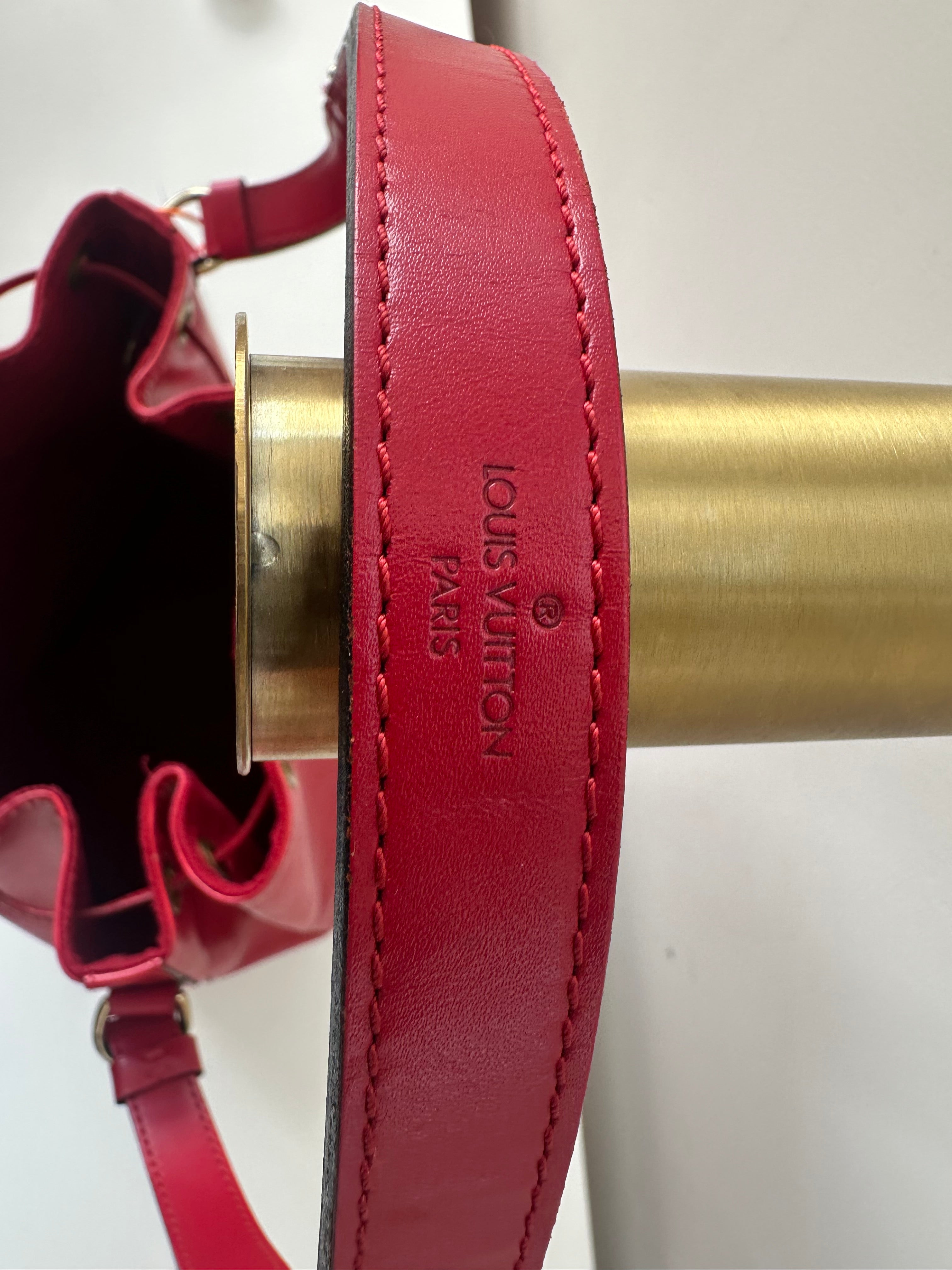 Louis Vuitton Noé Red Epi