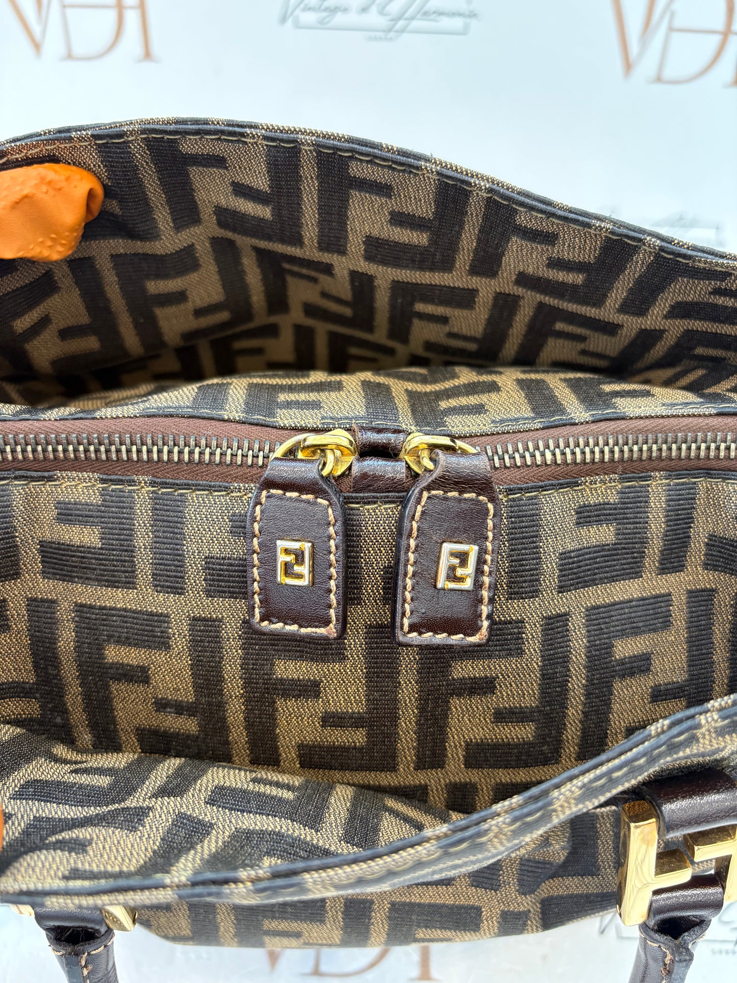017034 - Fendi Brown Zucca