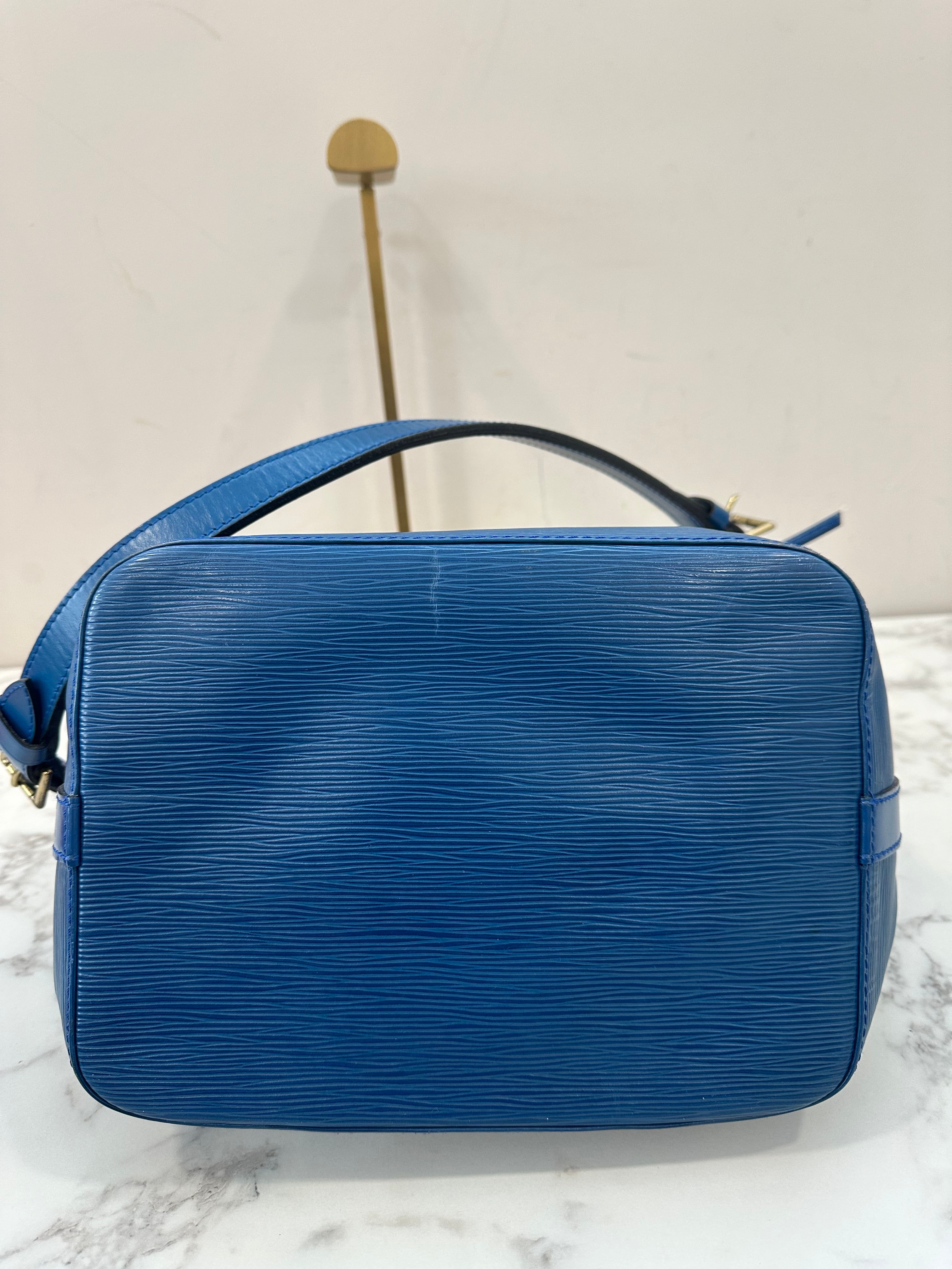 Louis Vuitton Petite Noé  Epi Blue