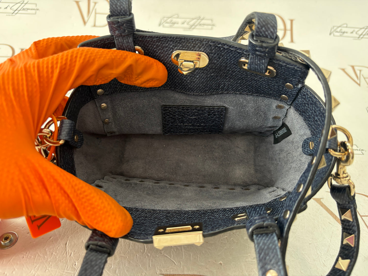 018210 - Valentino Blue Studded