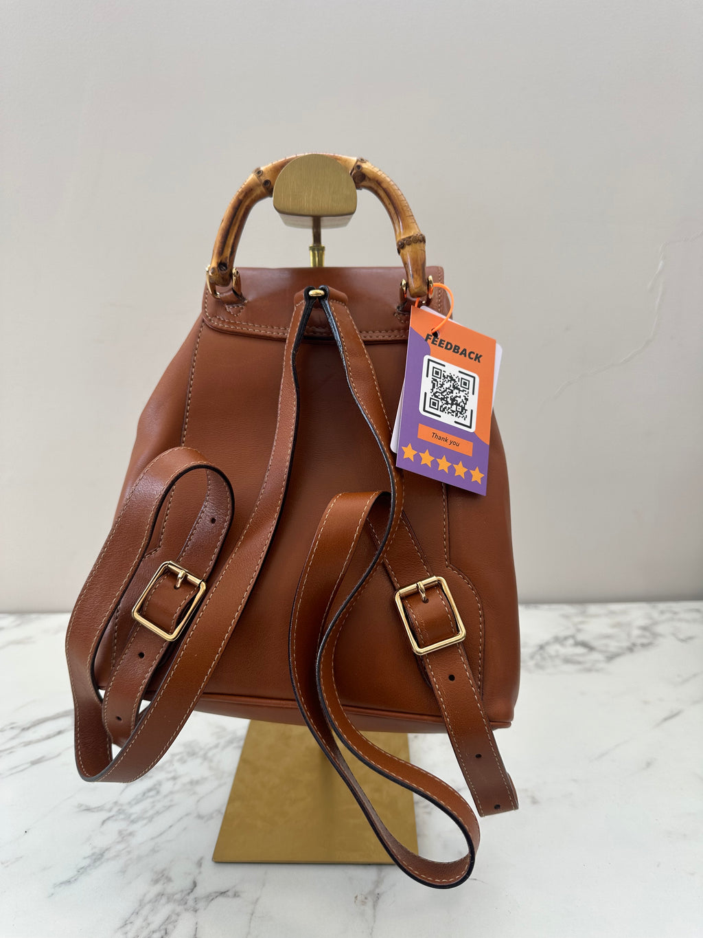 Gucci Bamboo Backpack