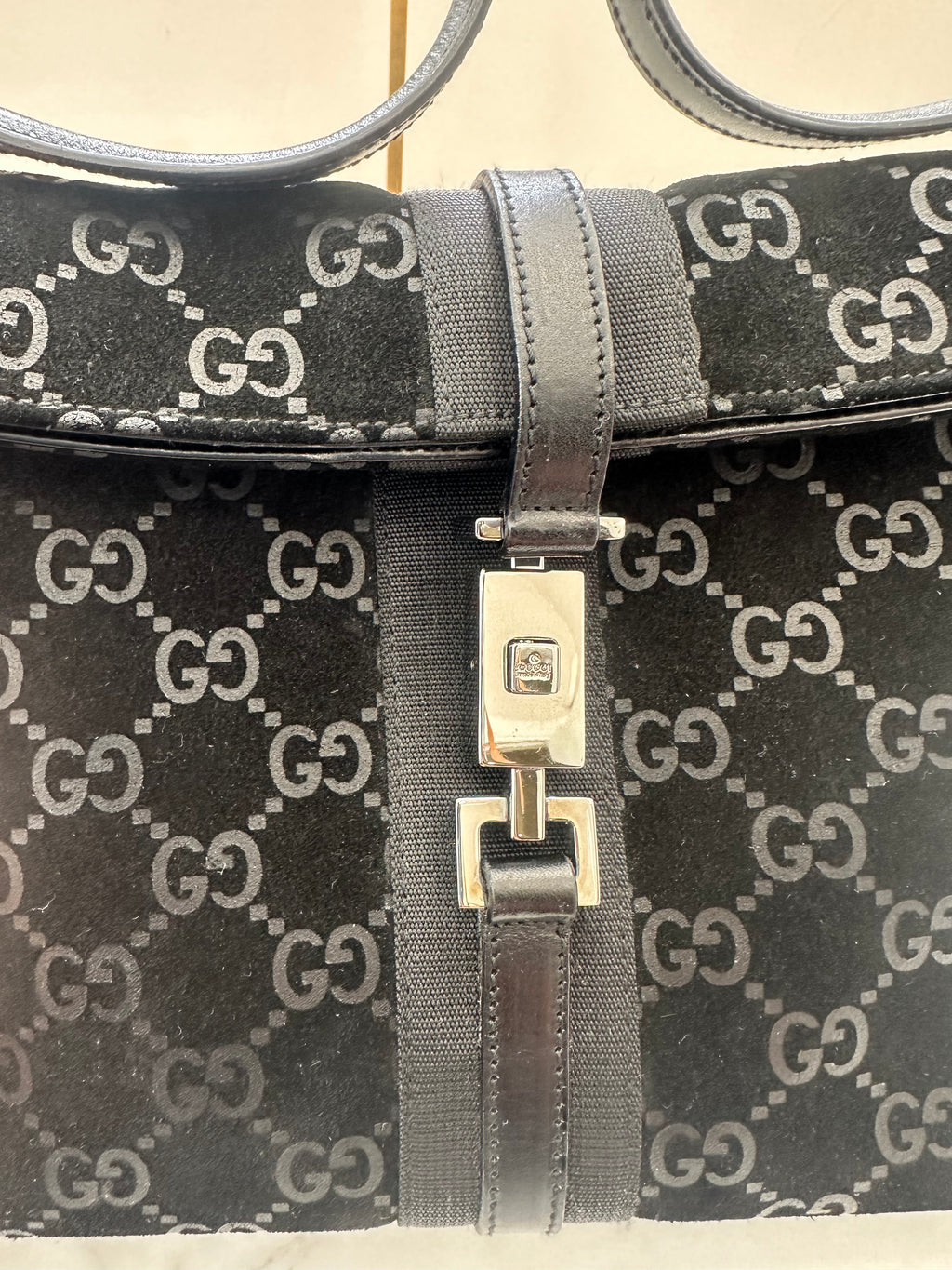 Gucci Jackie Suede Black