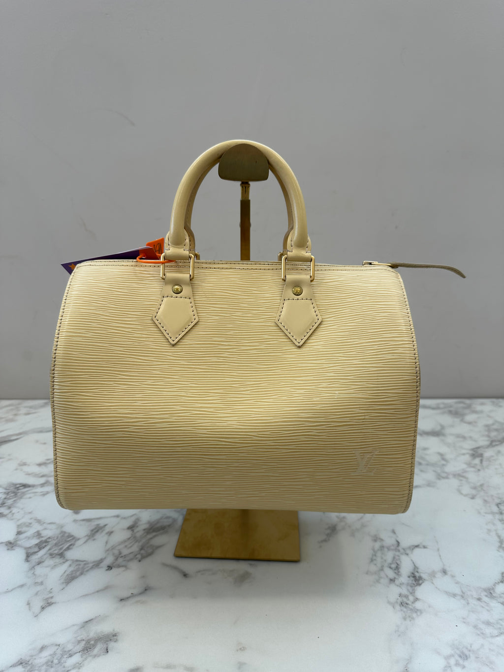 Louis Vuitton Speedy 25 Epi Cream