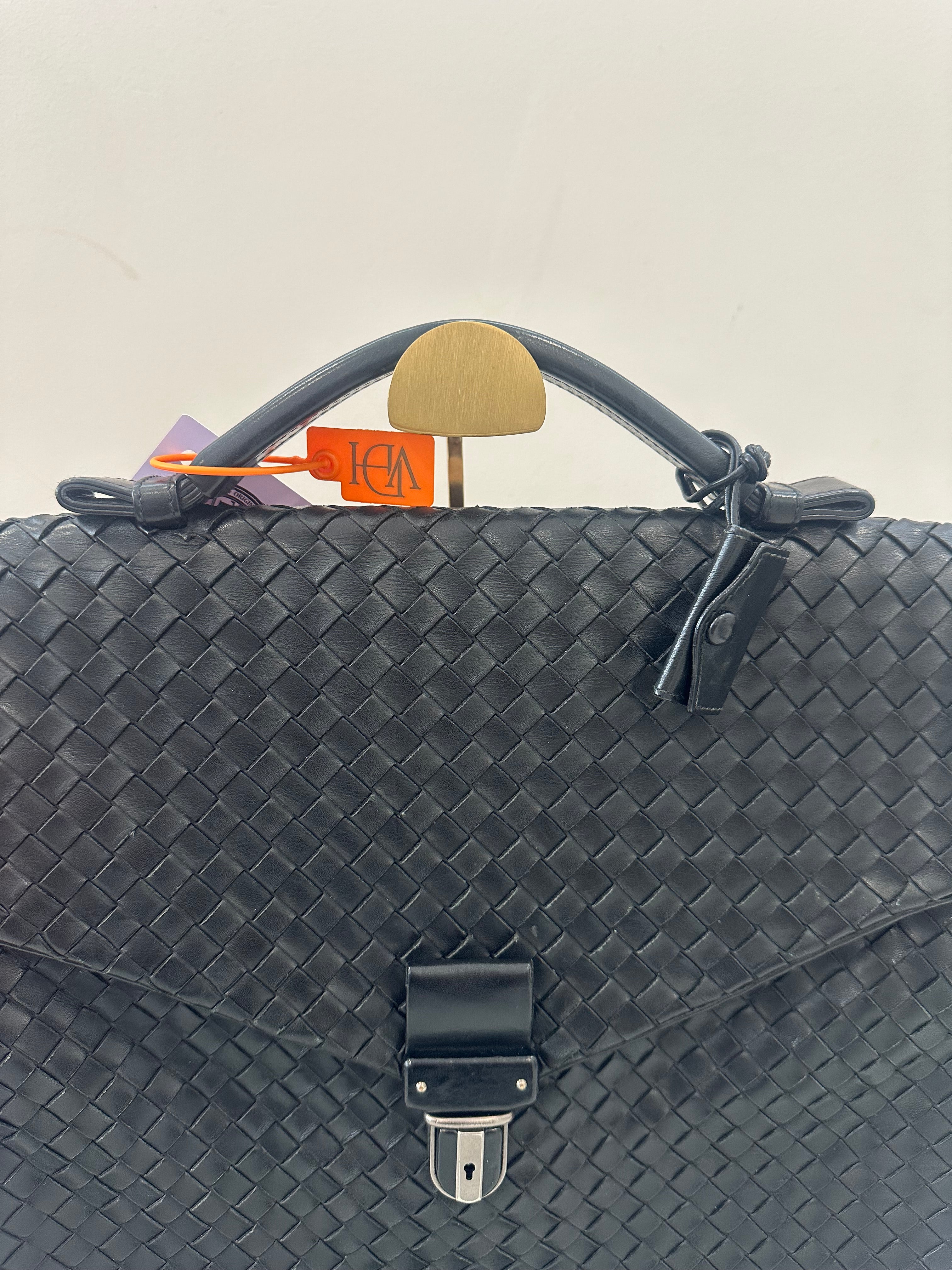 Bottega Veneta Black intrecciato