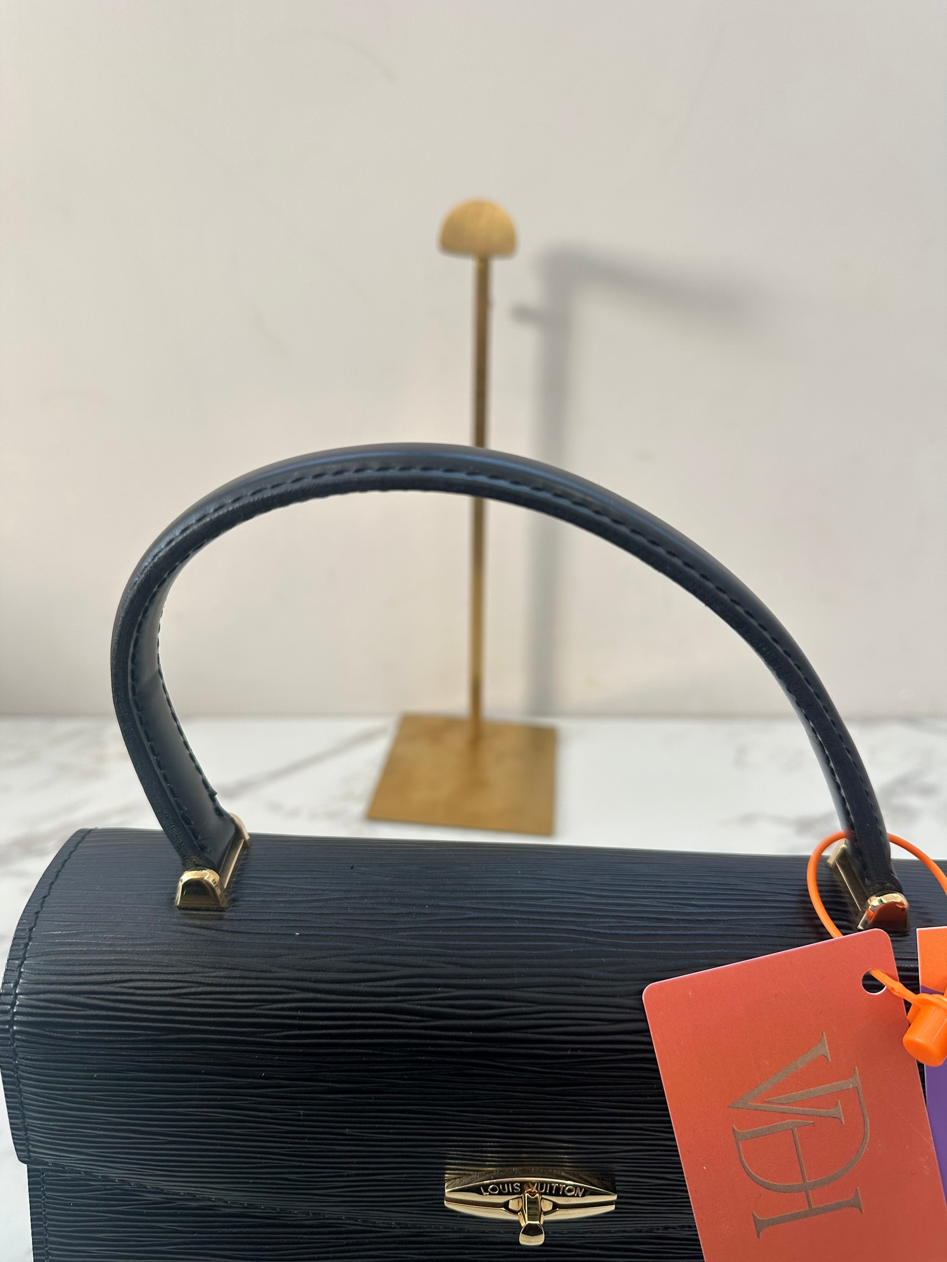 Louis Vuitton Black Epi Malesherbes