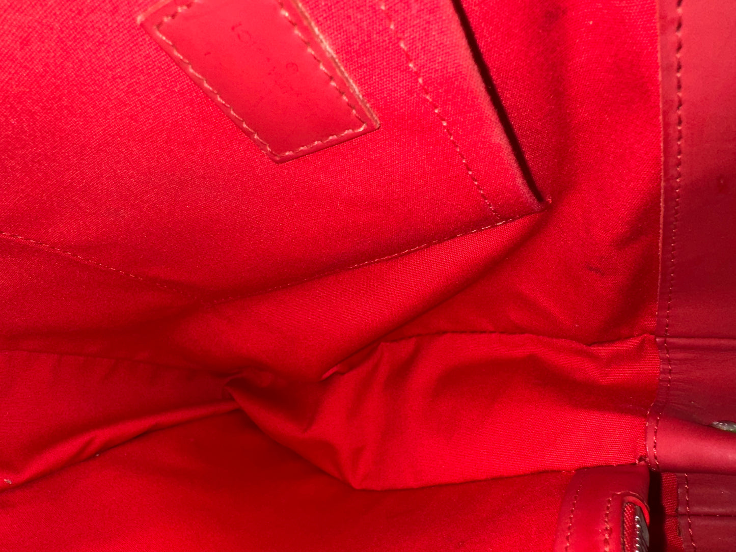 Louis Vuitton Red Epi Passy GM