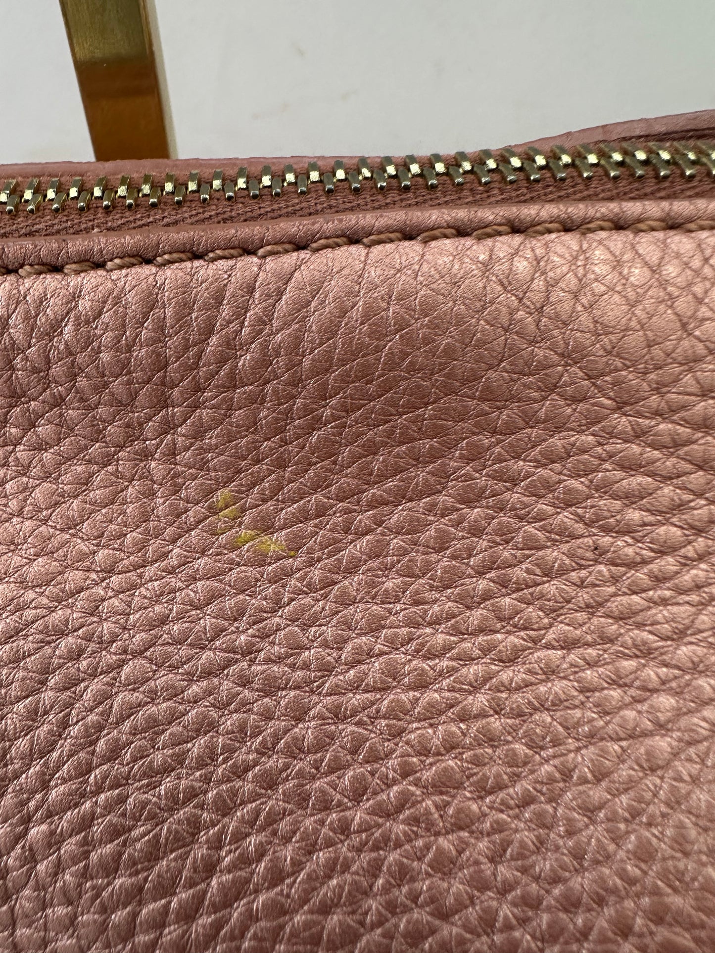 Fendi Pink Leather Sellier