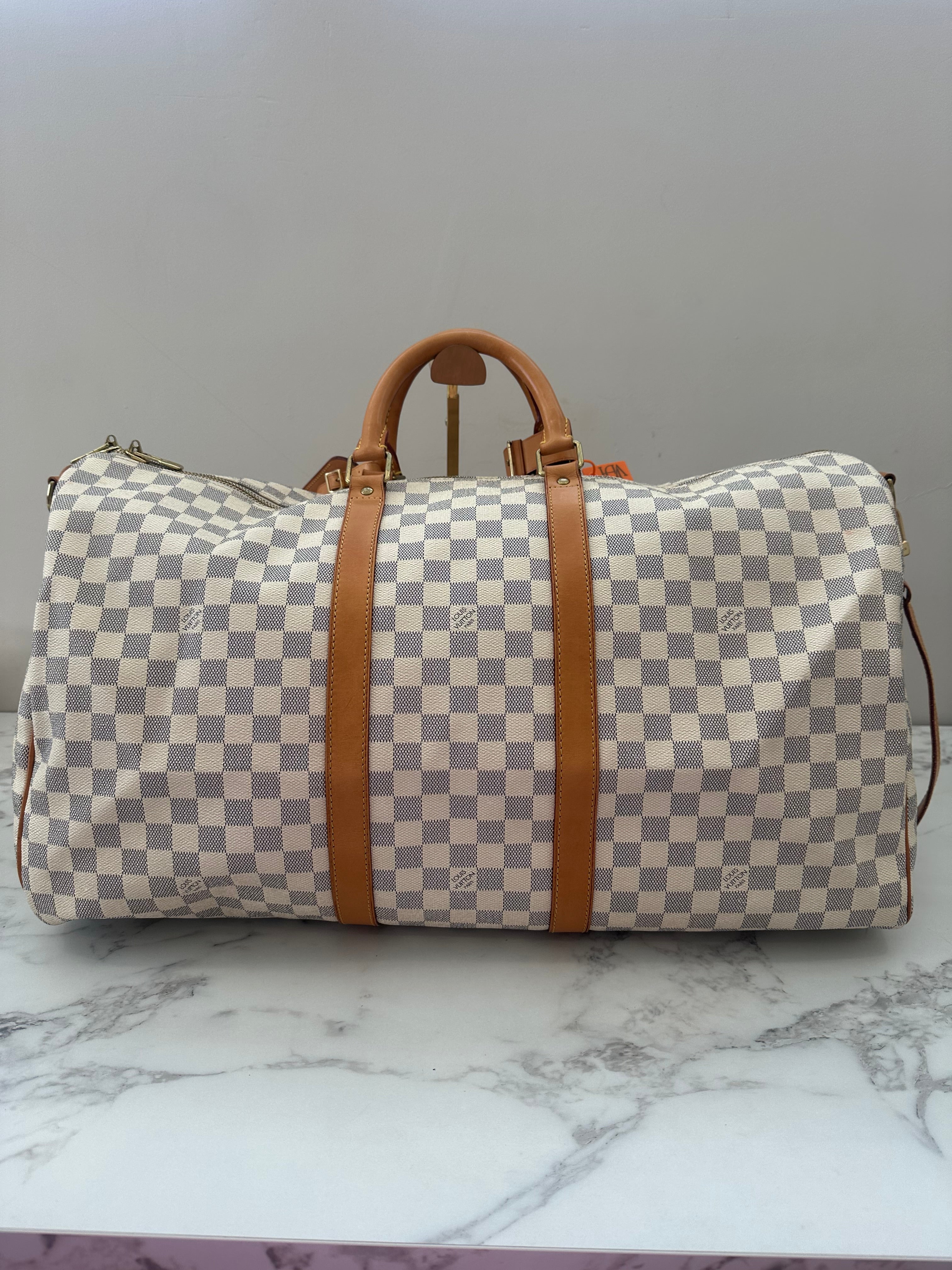 Louis Vuitton Keepall 50 Azur Bandouliere