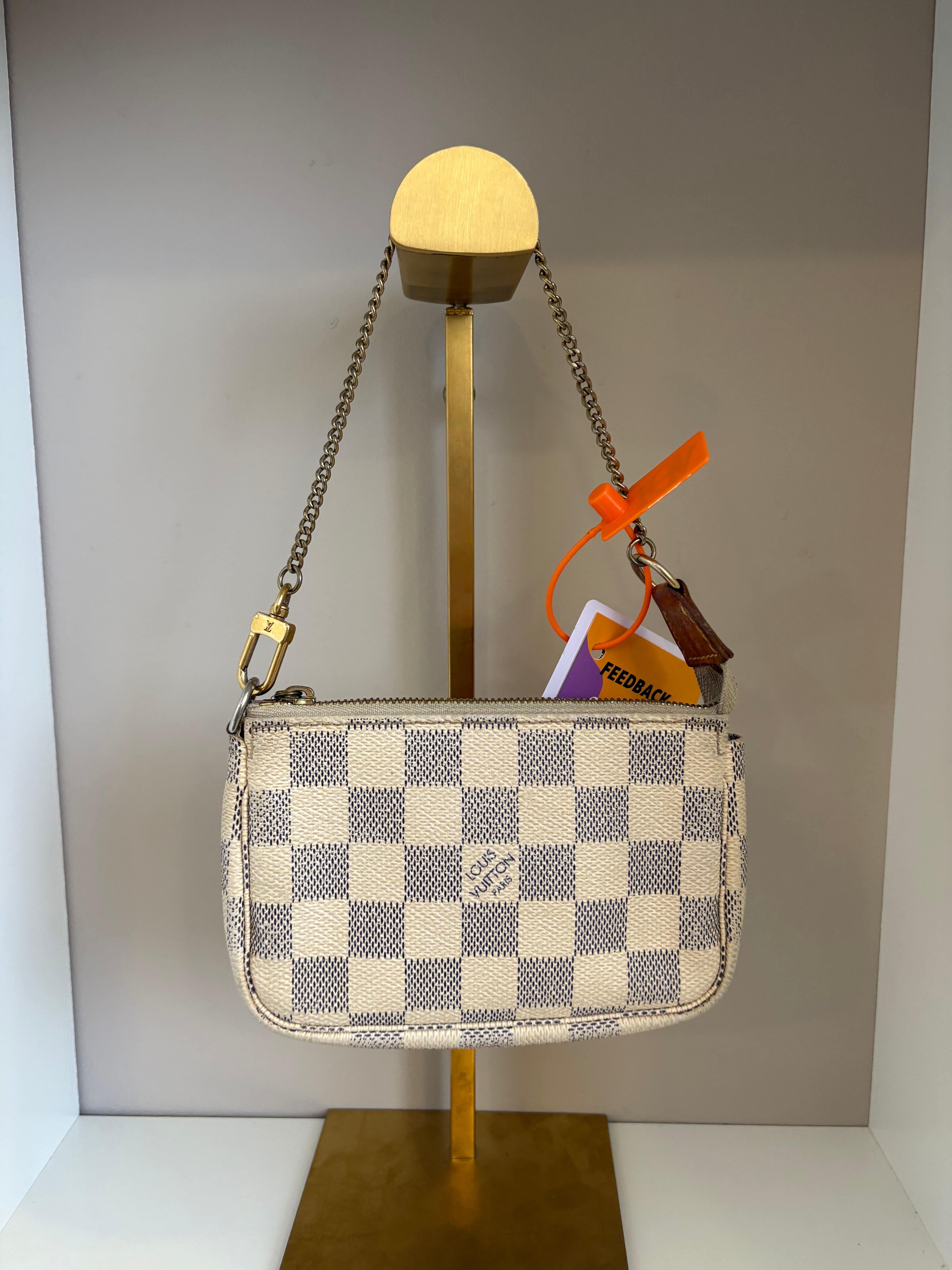 Louis Vuitton mini Pochette Damier Azur