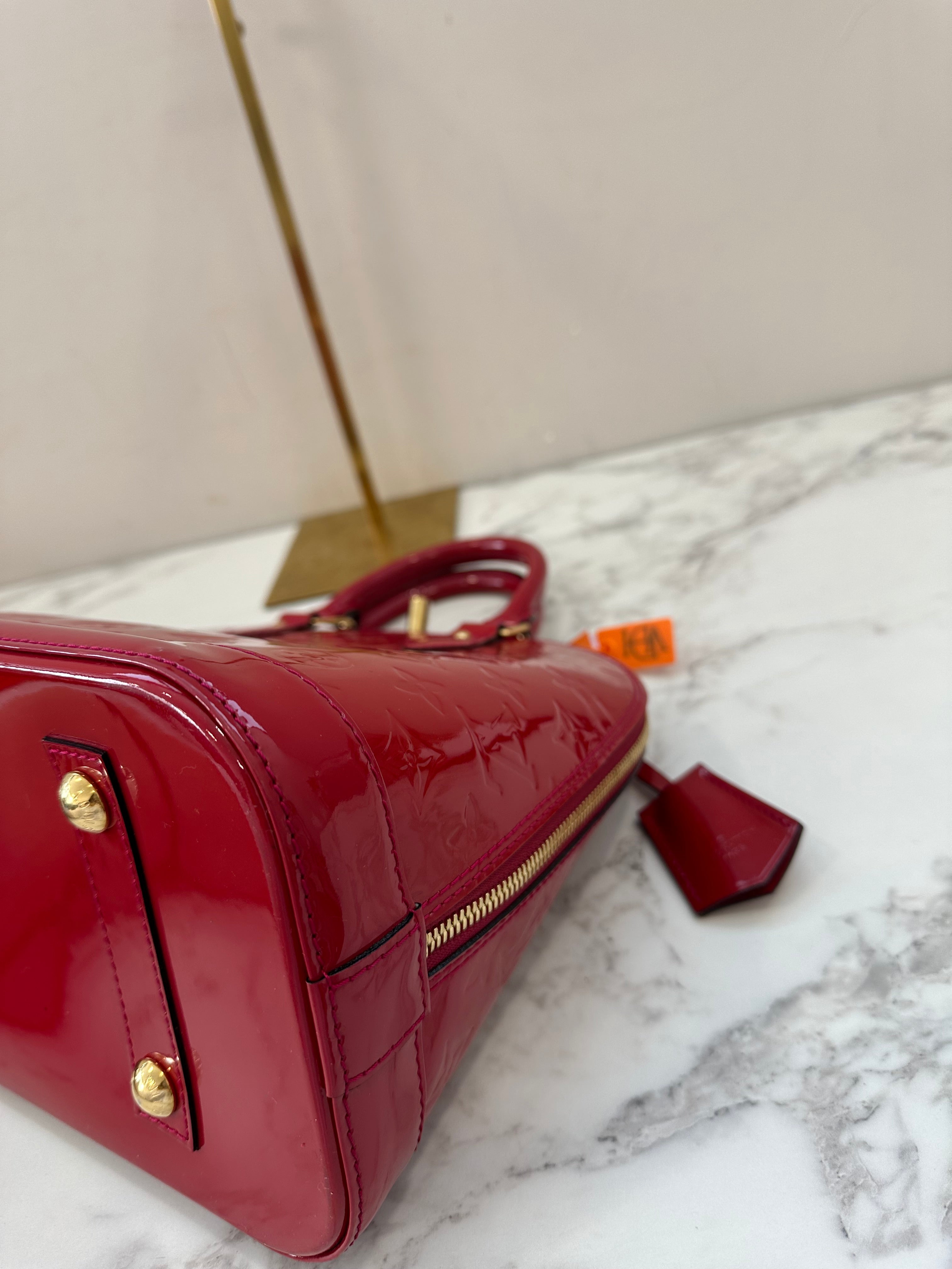 Louis Vuitton Alma Vernis Red