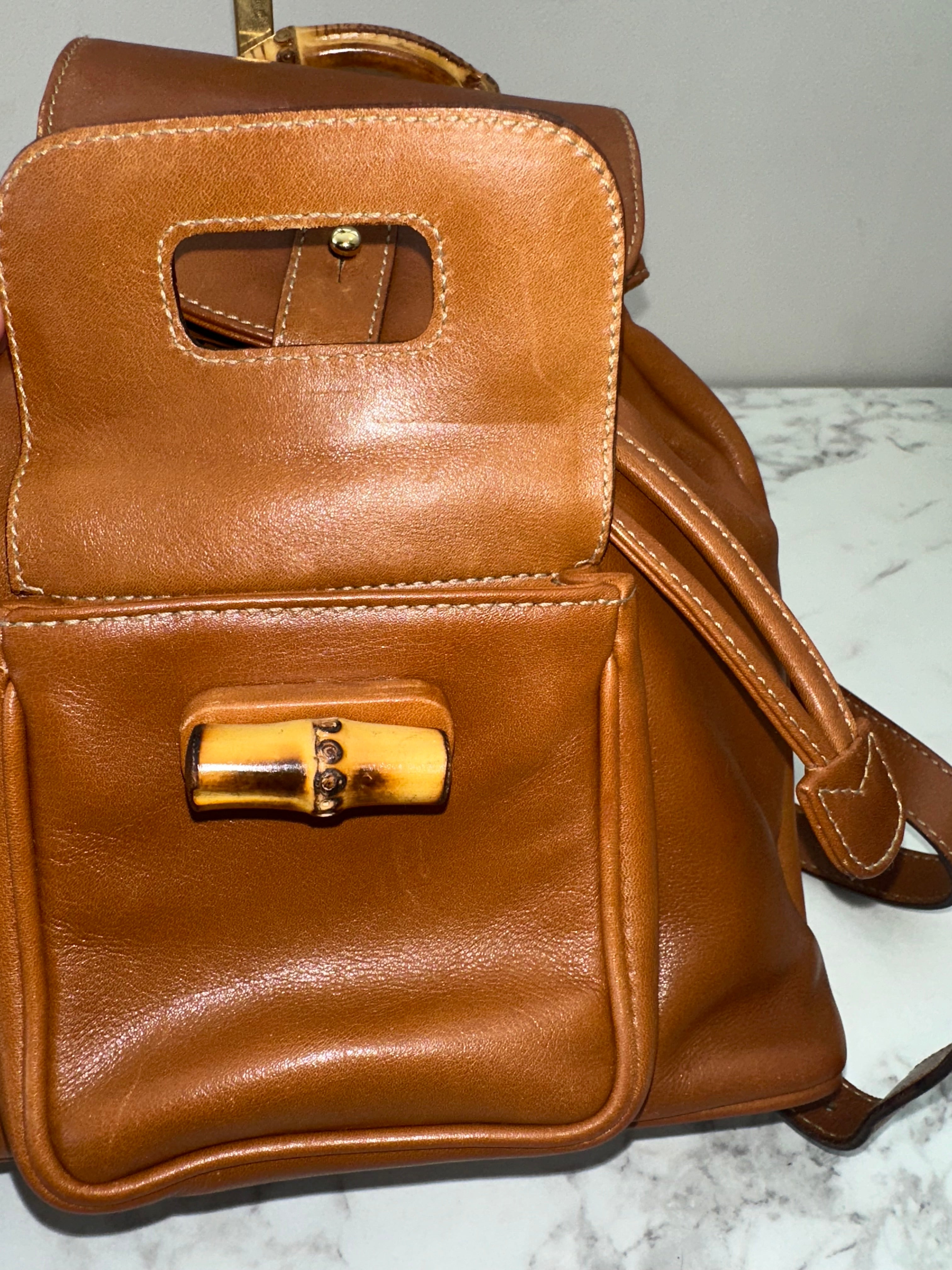 Gucci Bamboo Backpack