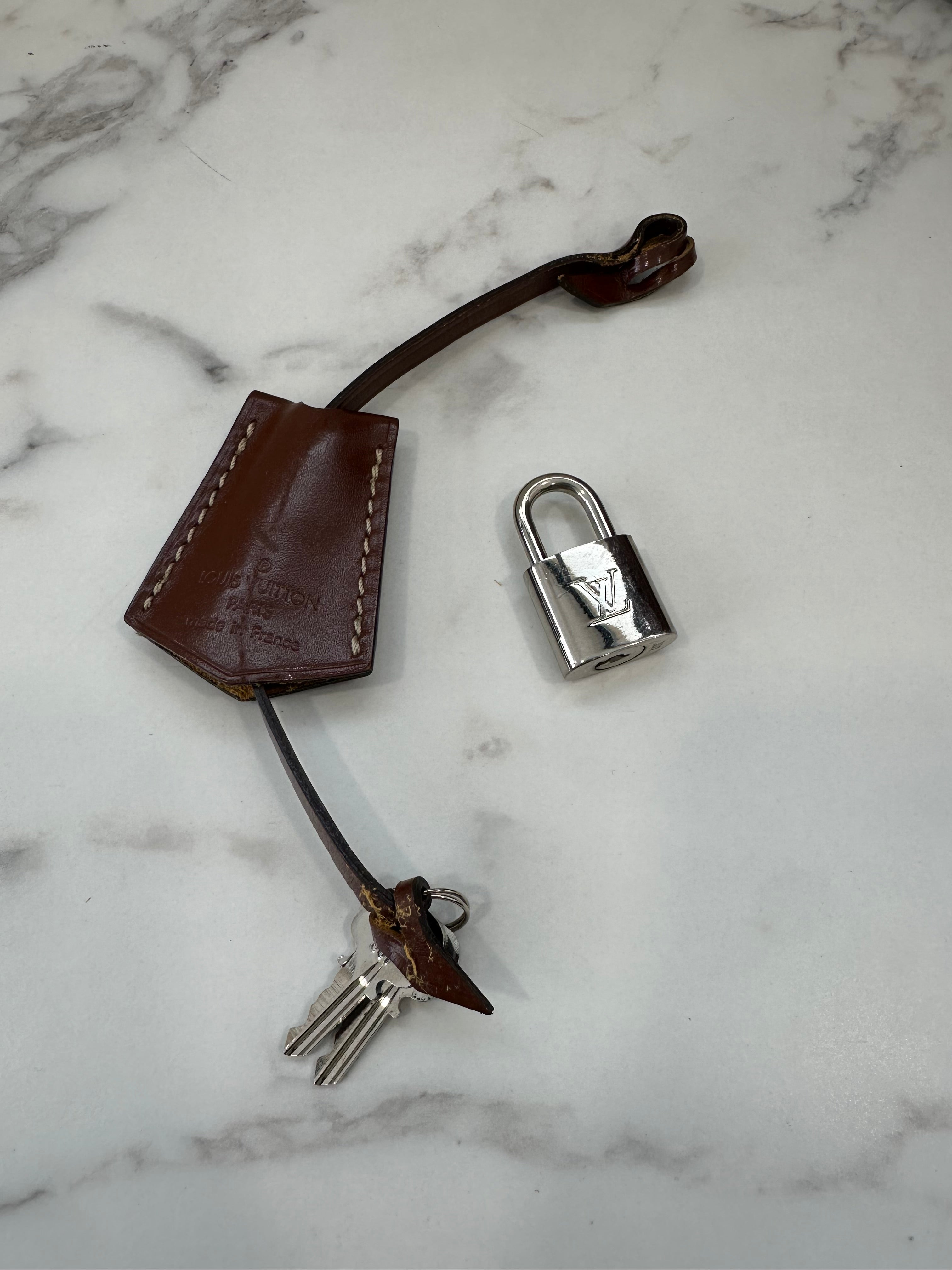 Louis Vuitton Brown Suhali Lockit MM