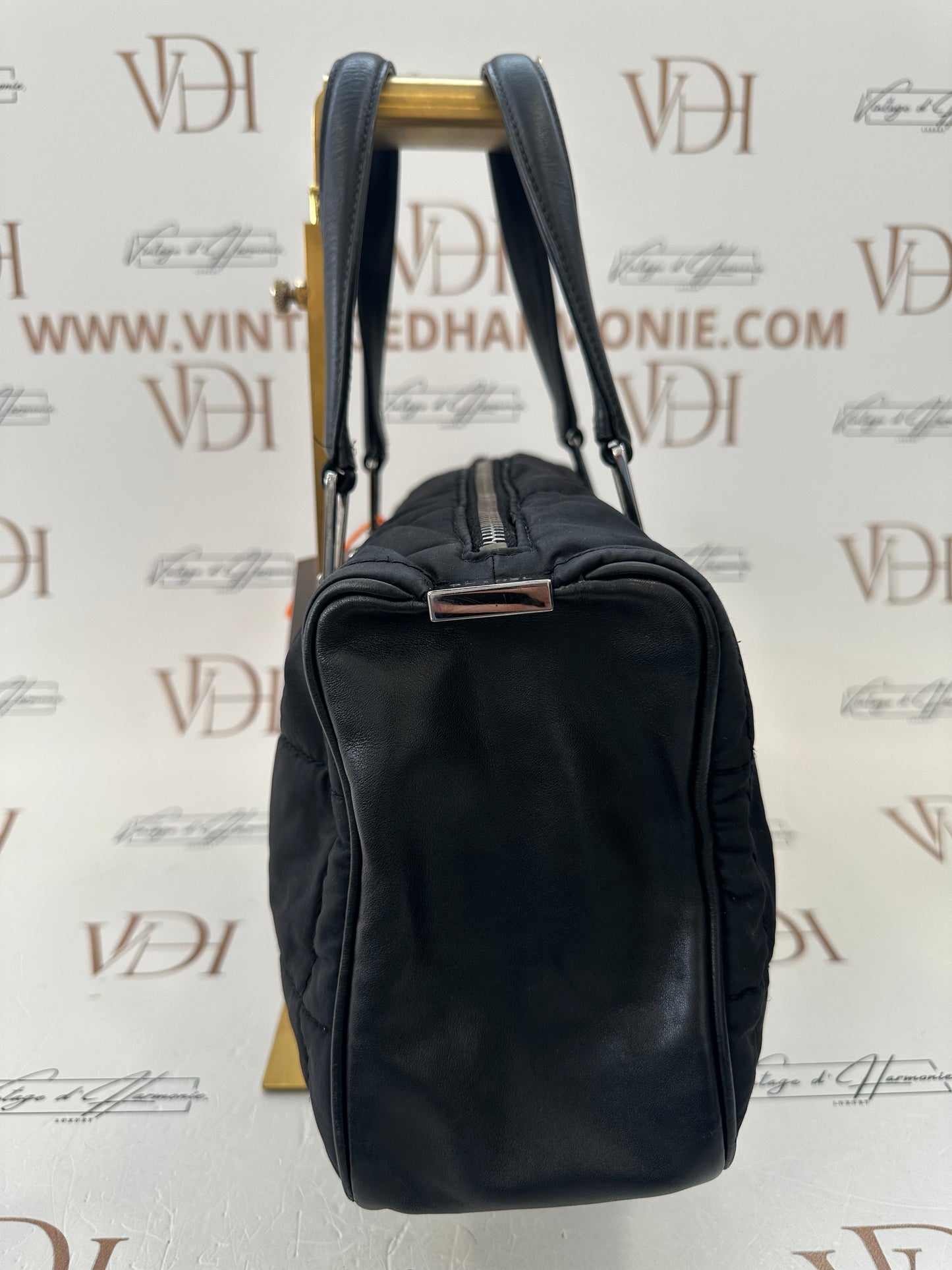 017765 - Chanel Black Nylon