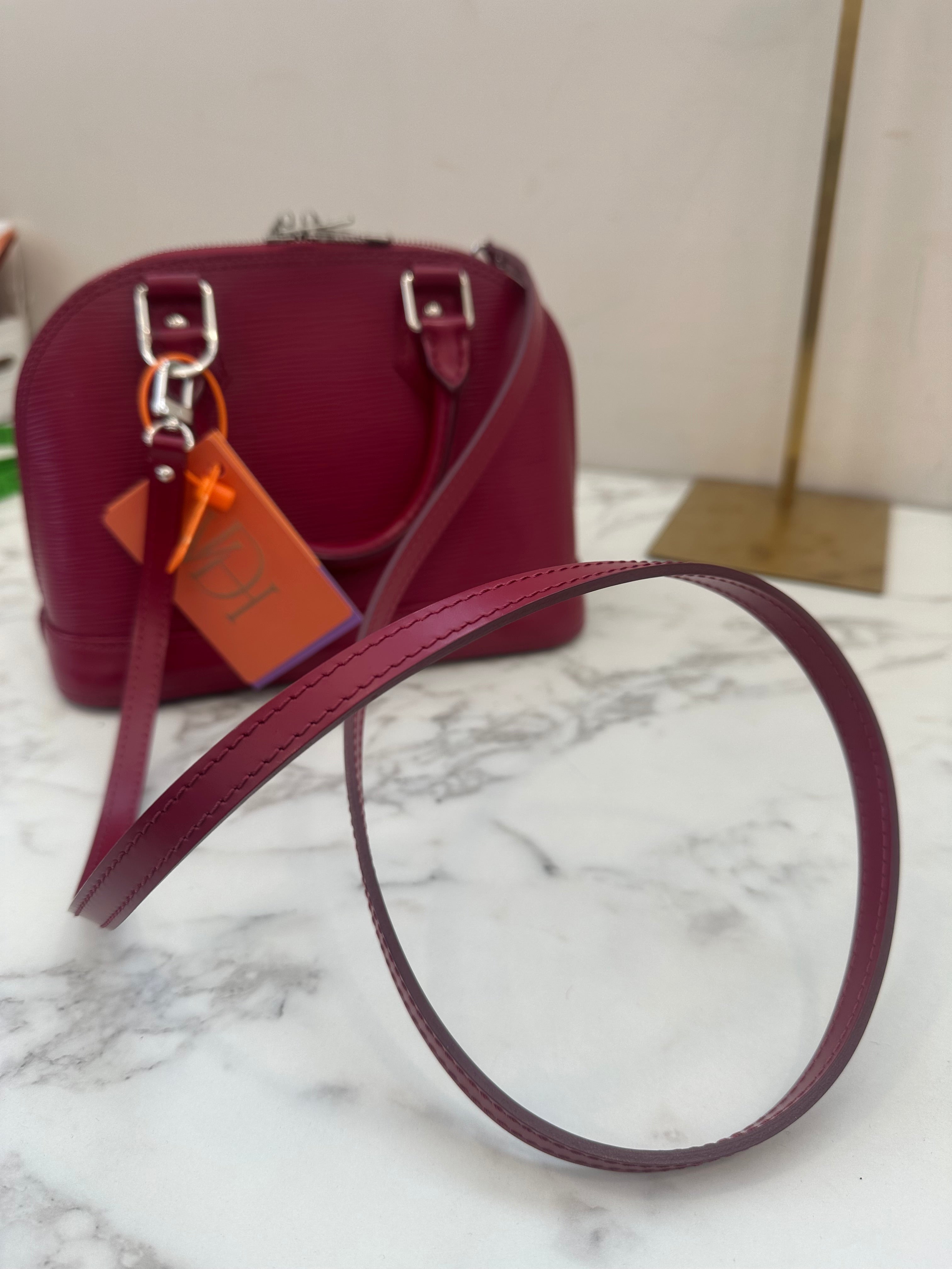 Louis Vuitton Alma BB Epi Cherry
