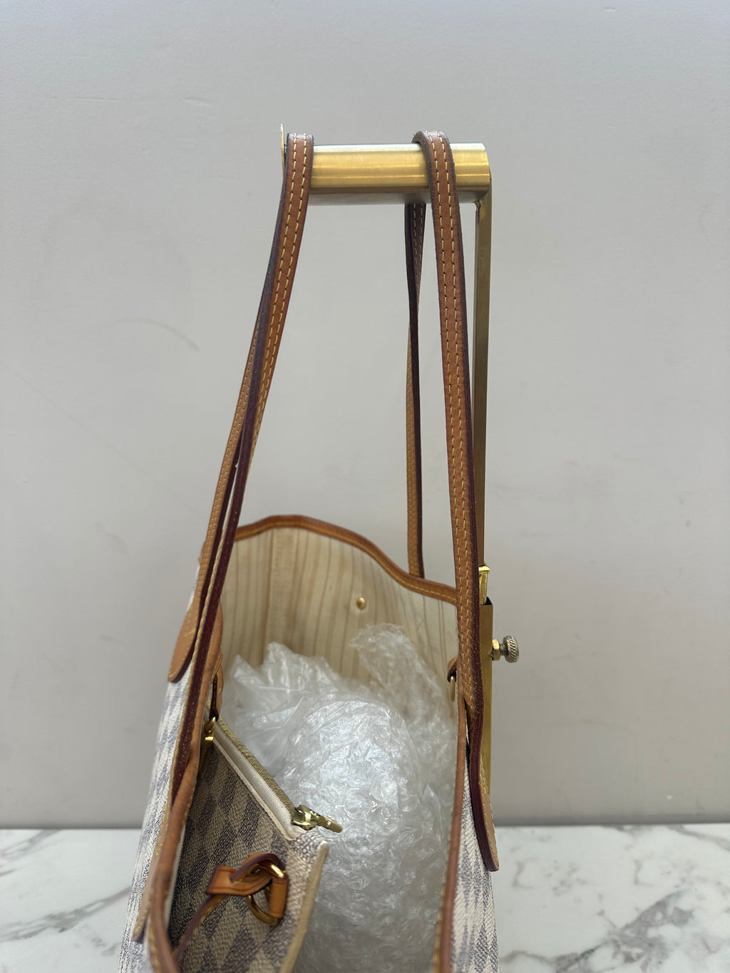 Louis Vuitton Neverfull Azur MM + Pochette