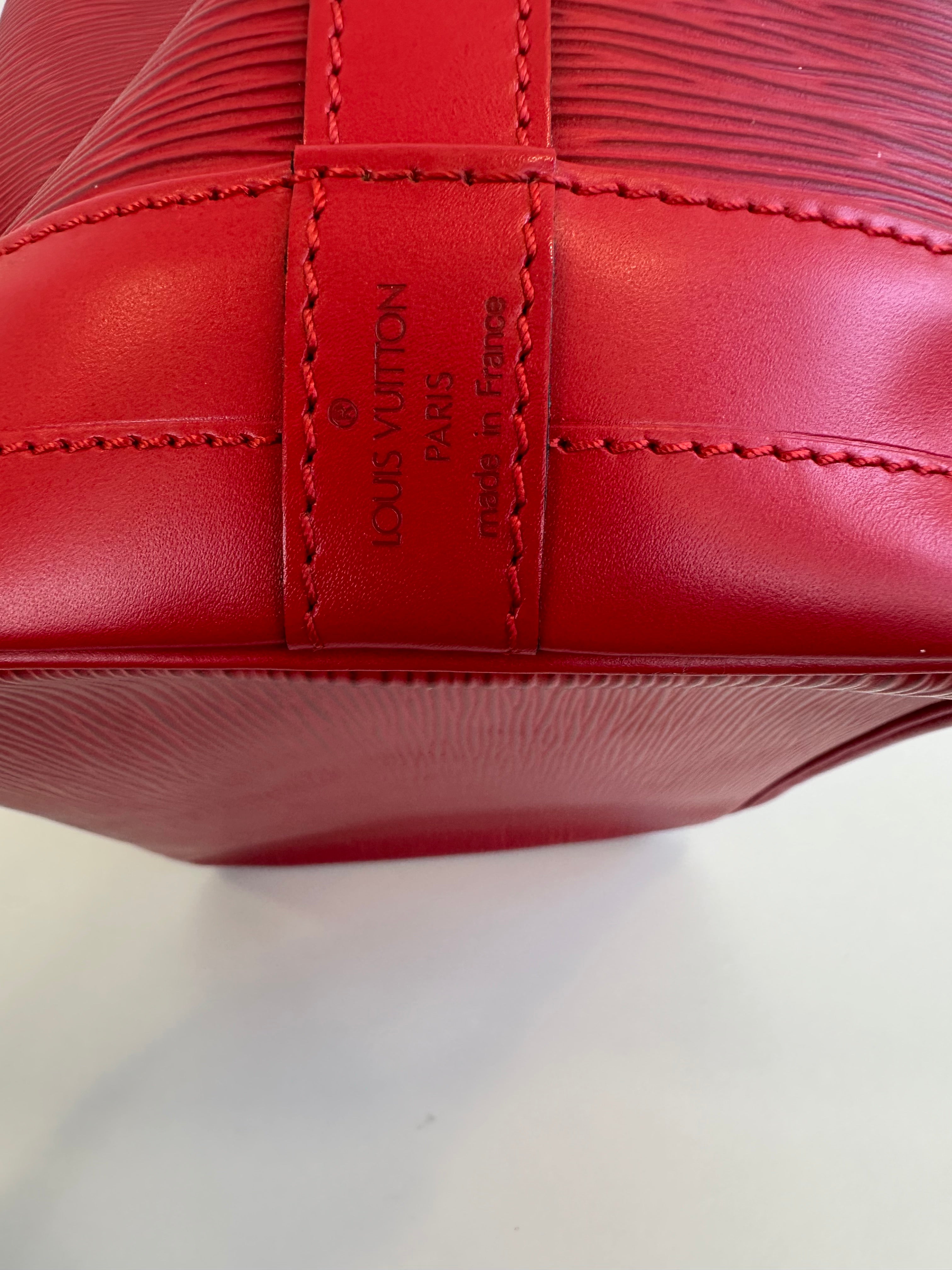 Louis Vuitton Noé Red Epi