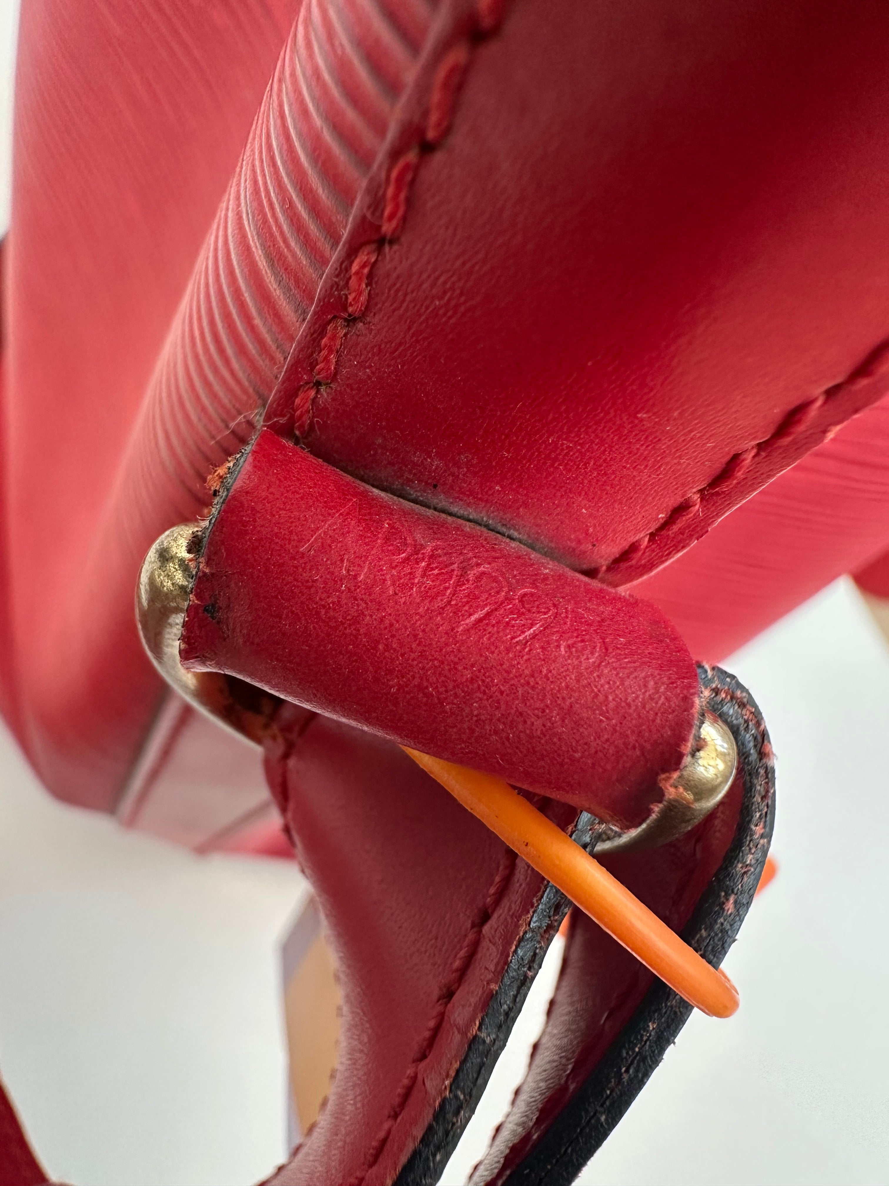 Louis Vuitton Petite Noé Red Epi