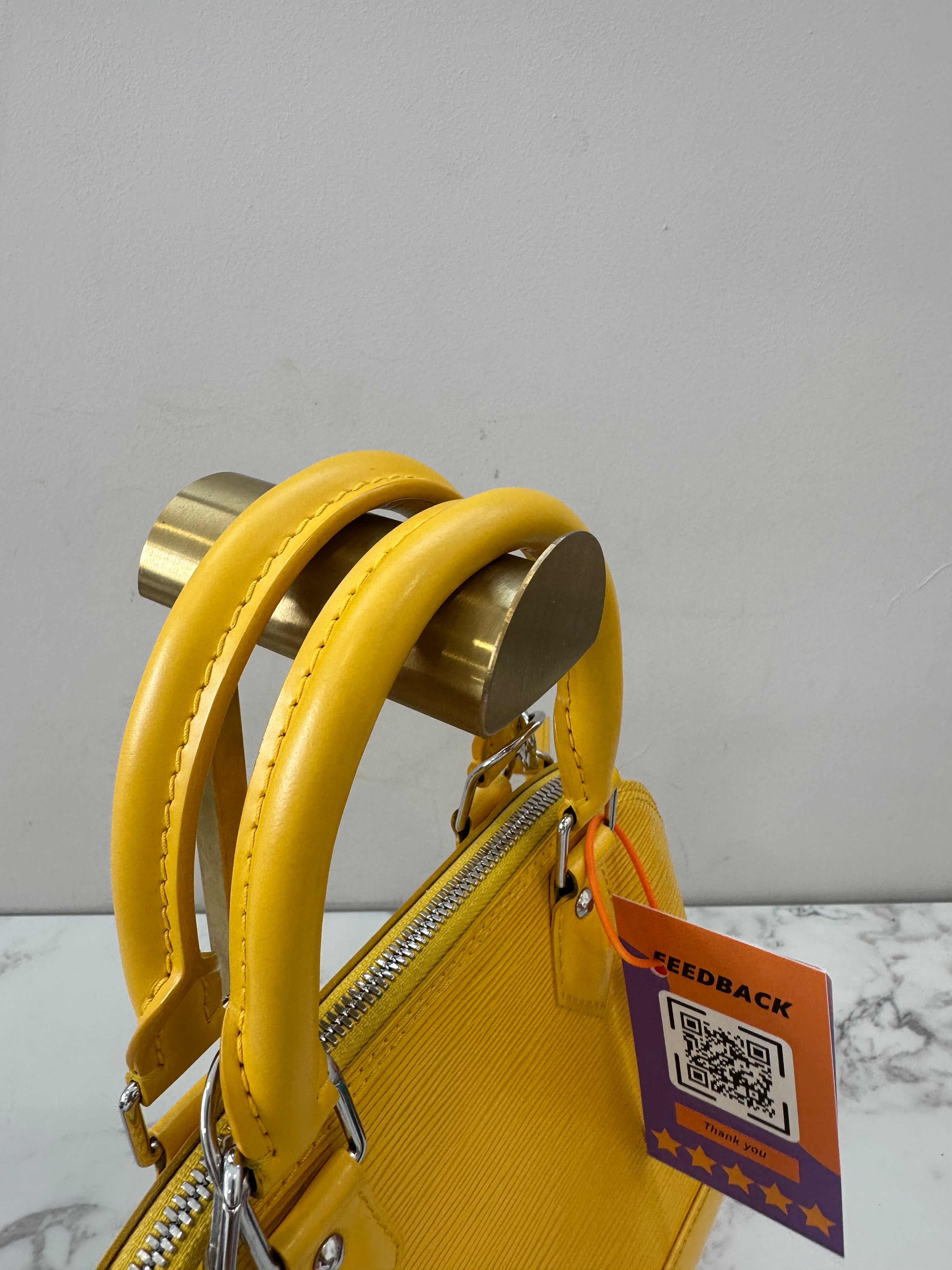 Louis Vuitton Alma BB Epi Yellow