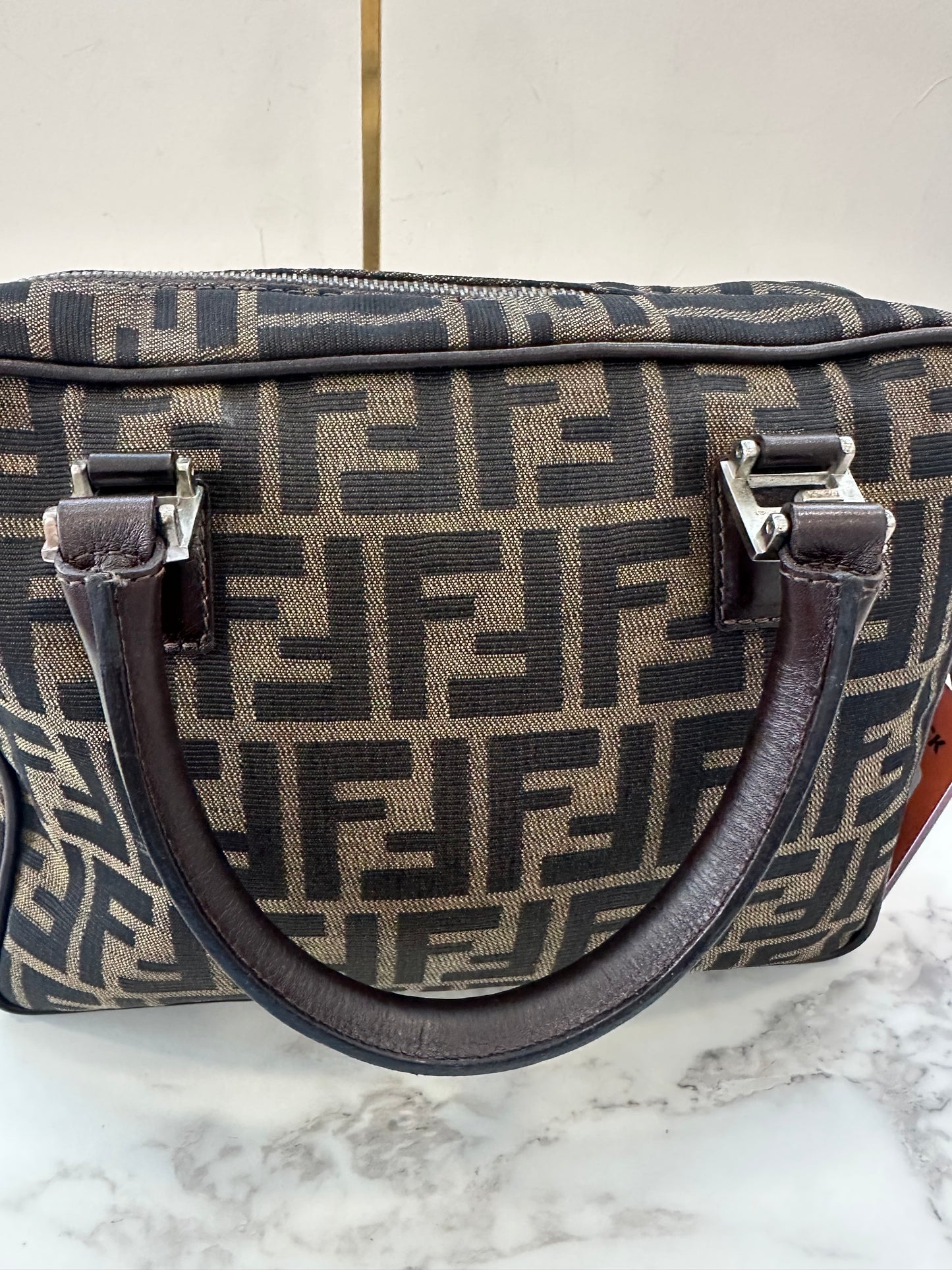 Fendi zucca shoulder bag