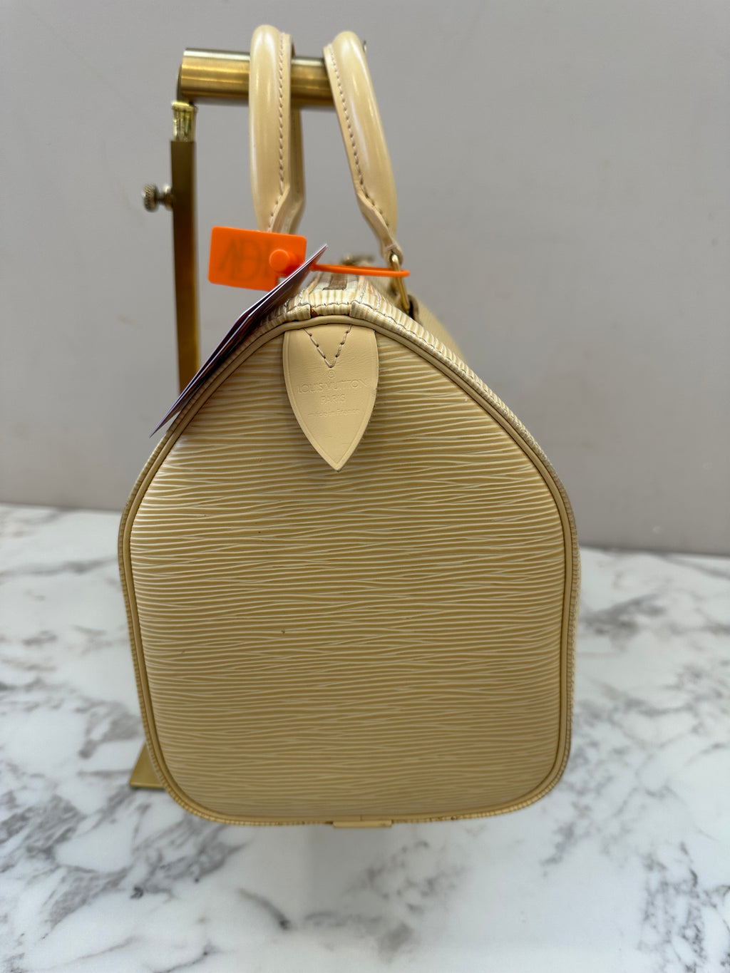 Louis Vuitton Speedy 25 Epi Cream