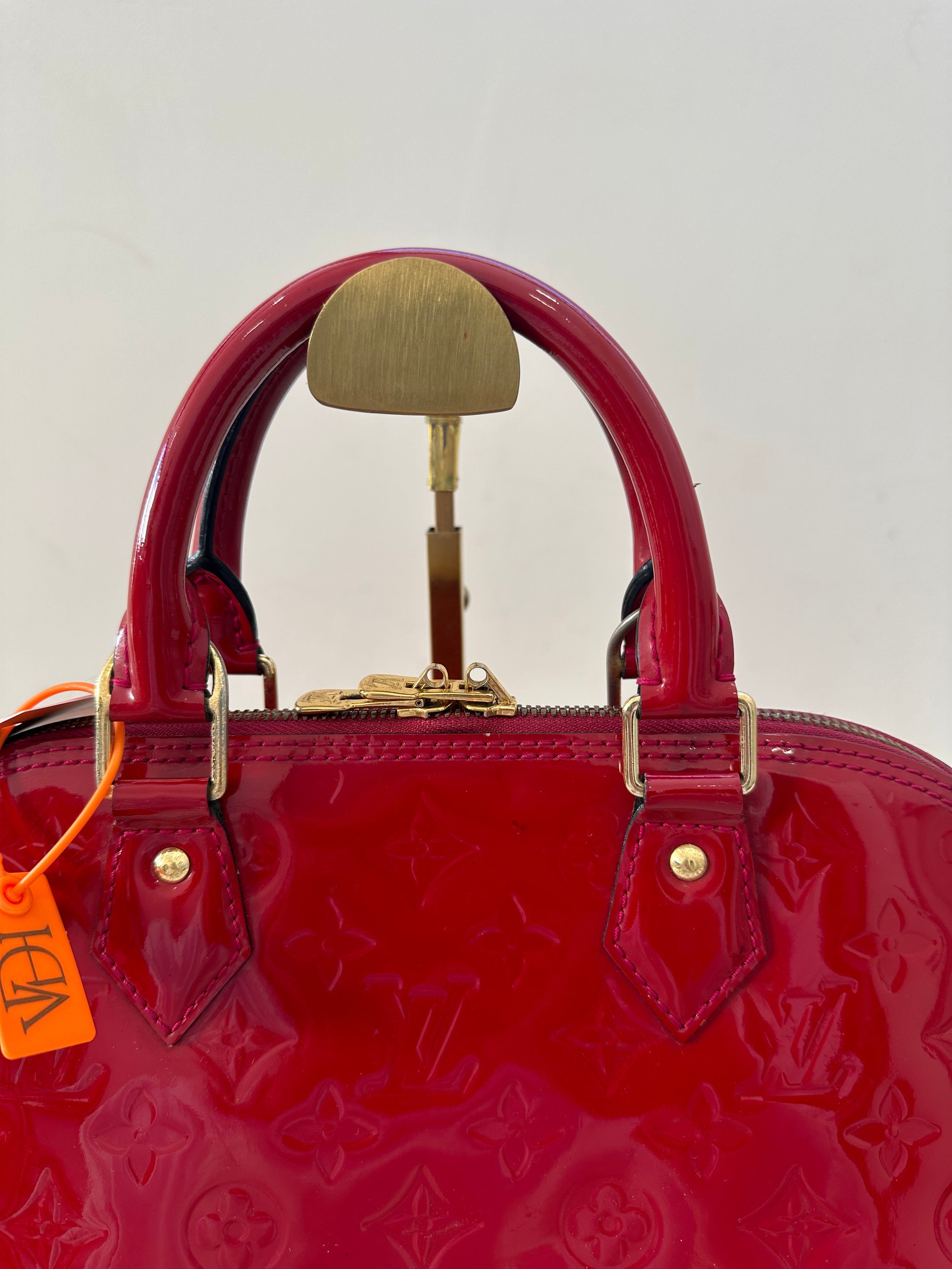 Louis Vuitton Alma Vernis Red
