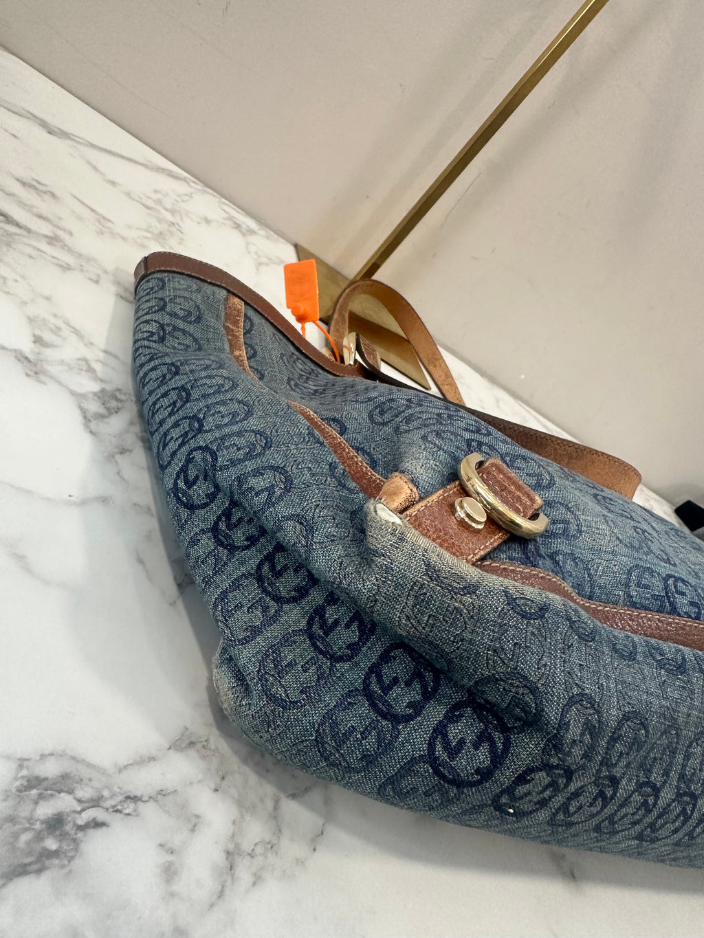 Gucci Denim Tote Bag