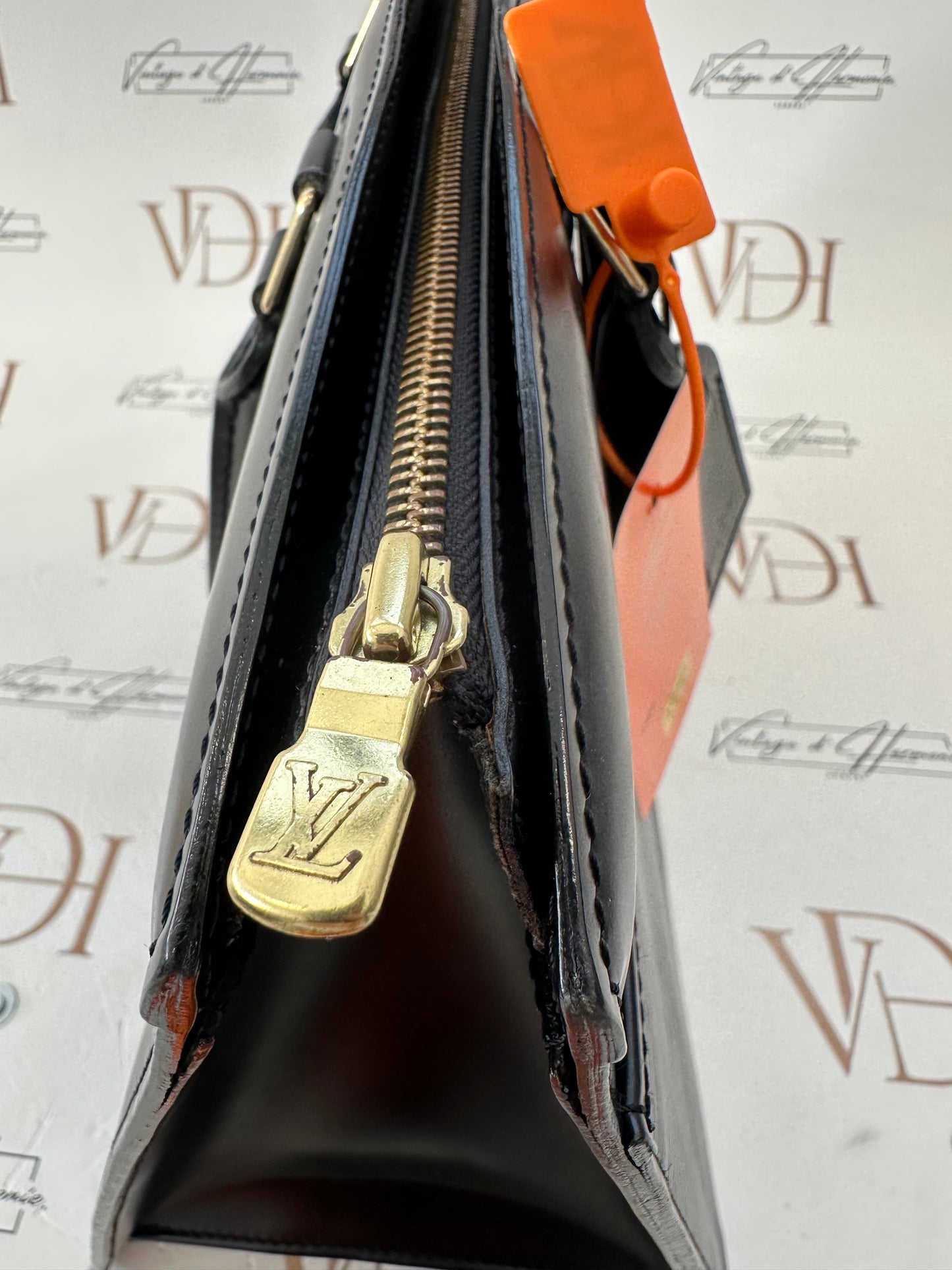 017808 - Louis Vuitton Black Epi Riviera