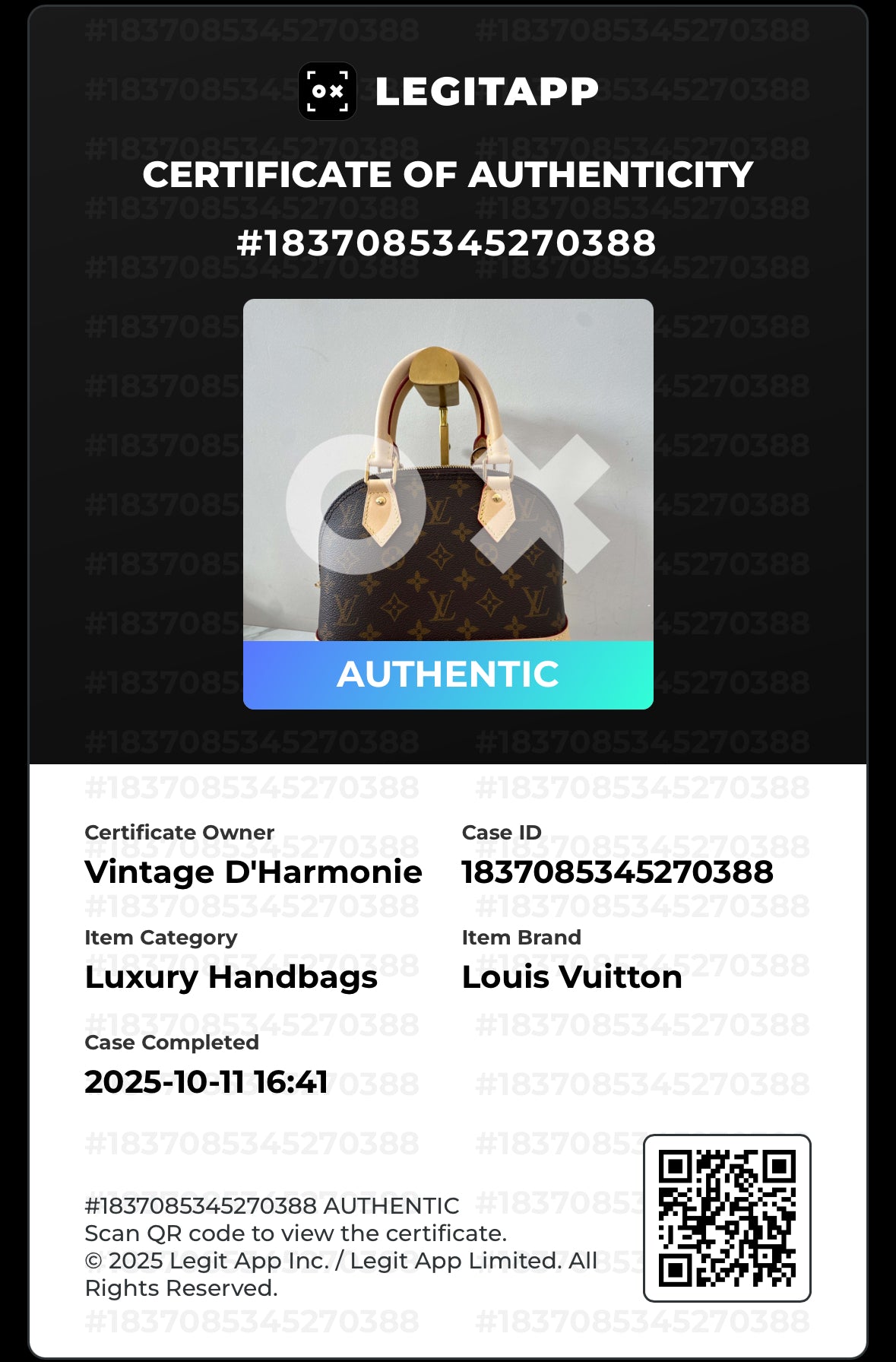 Louis Vuitton Alma BB