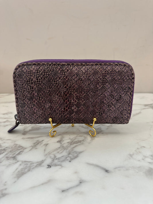 Bottega Veneta Purple Wallet