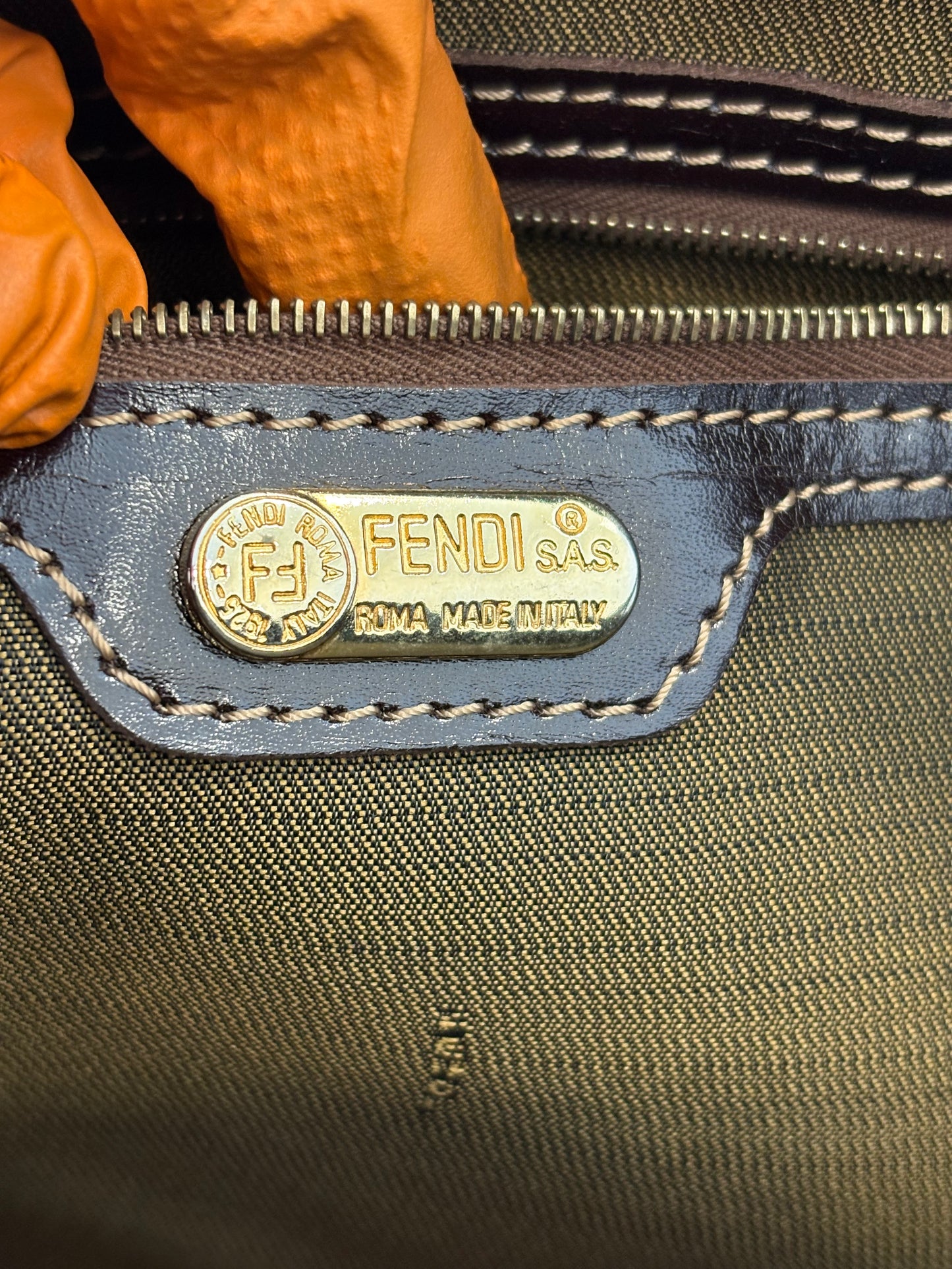 017034 - Fendi Brown Zucca