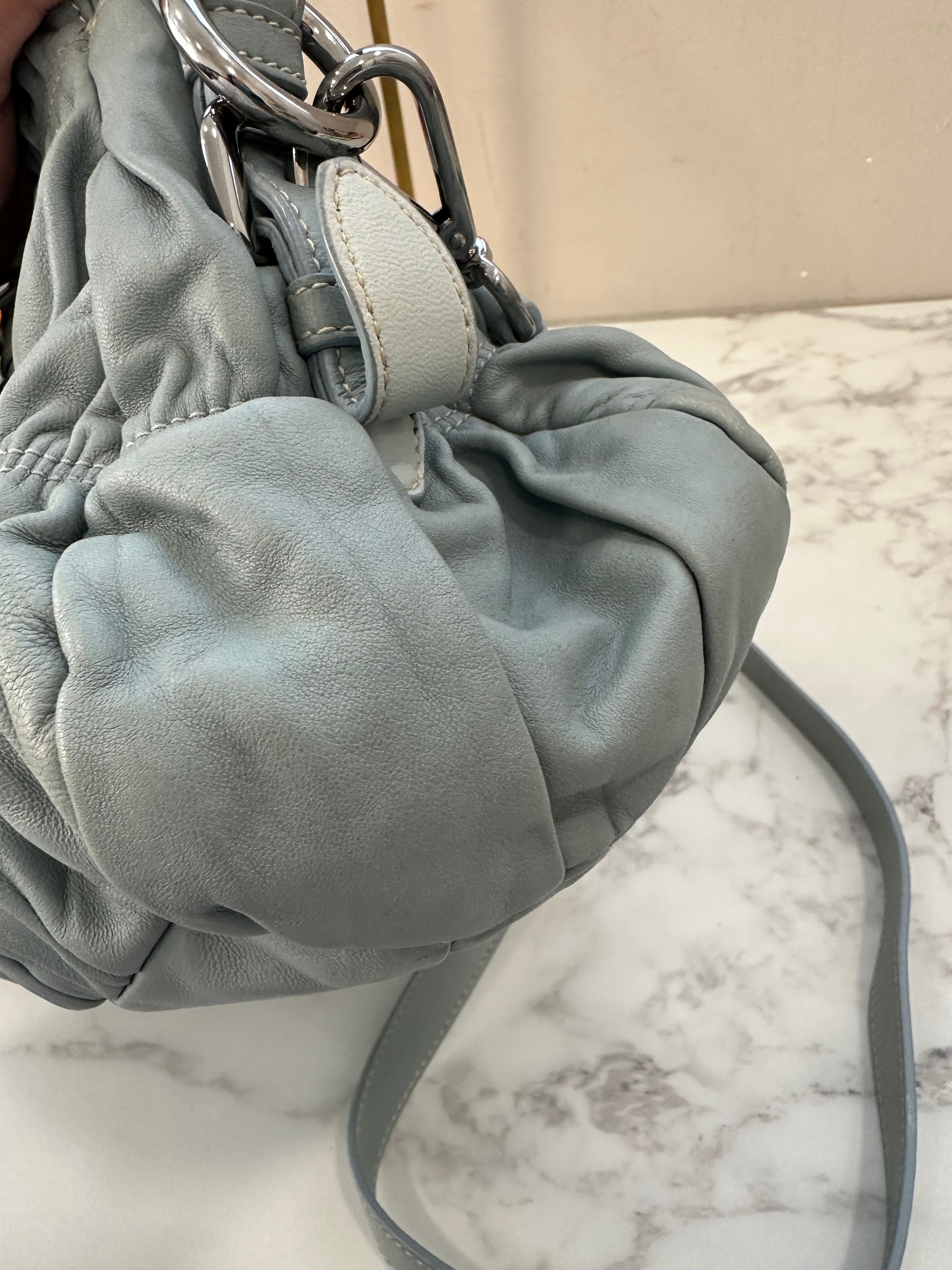 Prada Gaufre Ice Gray