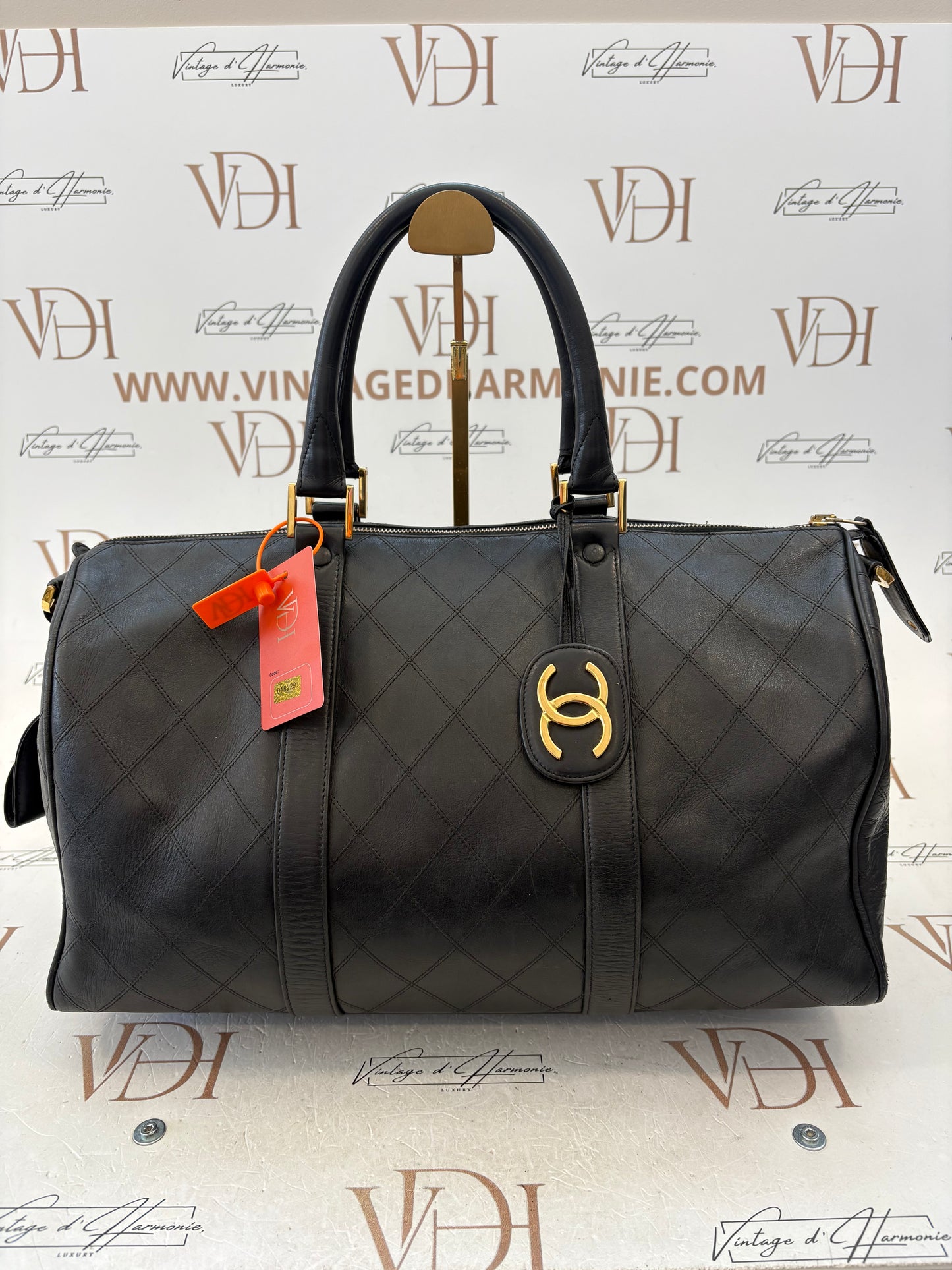 018229 - Chanel Bicolore Duffle Bag