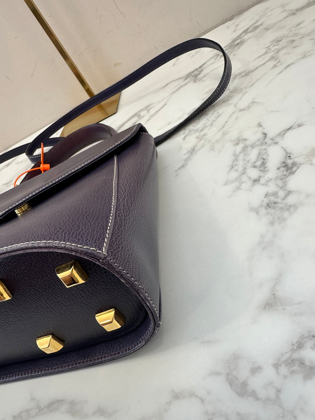 Salvatore Ferragamo Blue Leather