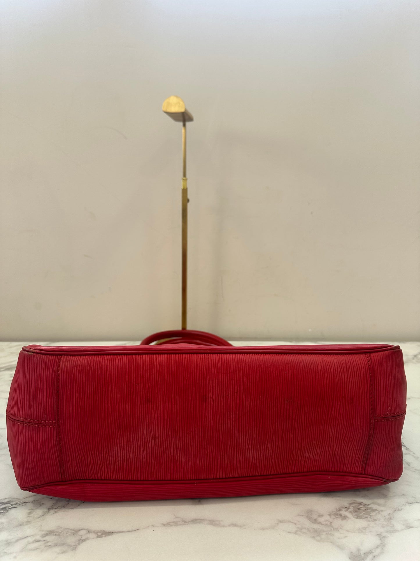 Louis Vuitton Red Epi Passy GM