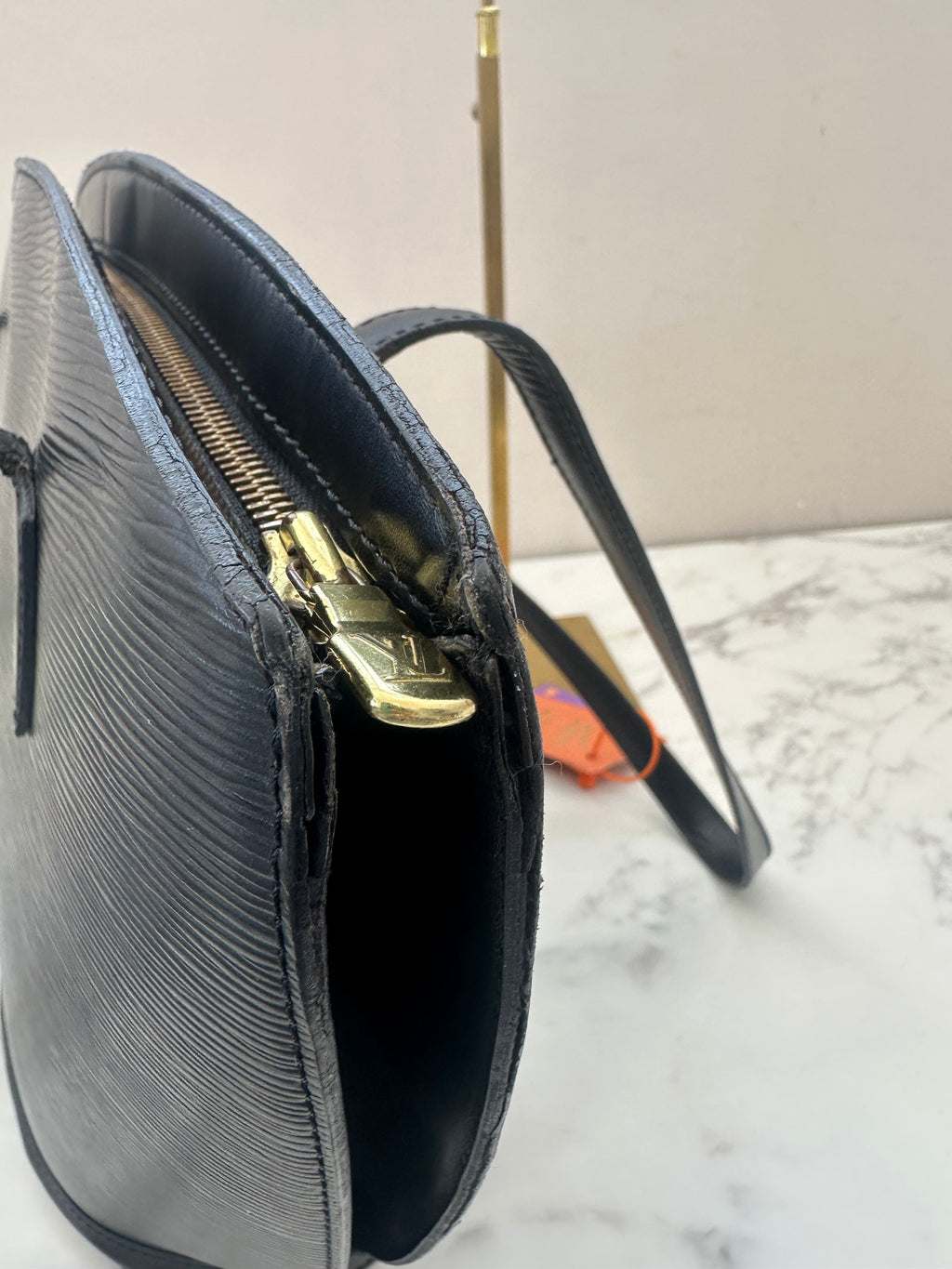 Louis Vuitton Black Epi Saint Jacques