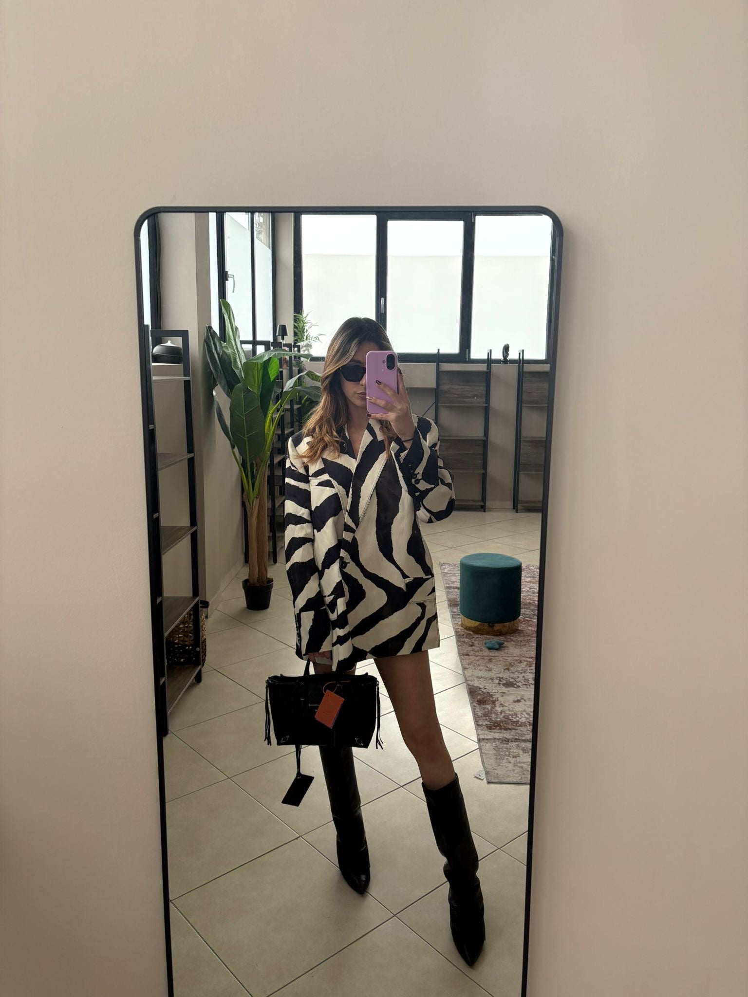 Balenciaga Black Leather