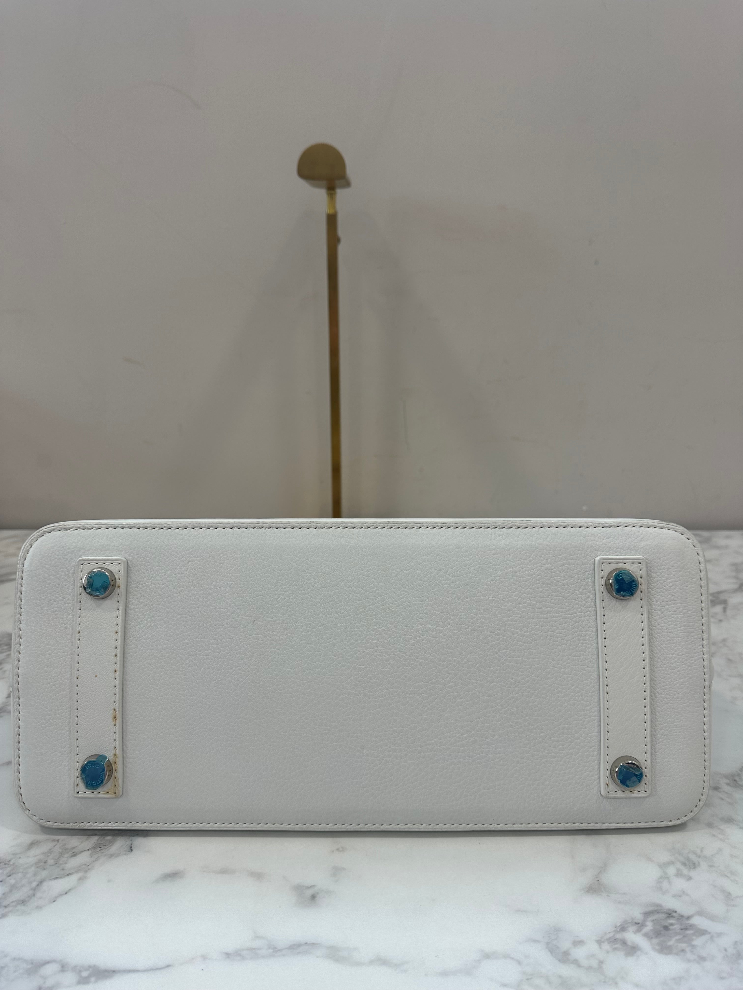 Louis Vuitton Blanc Monogram Transparent lockit east west