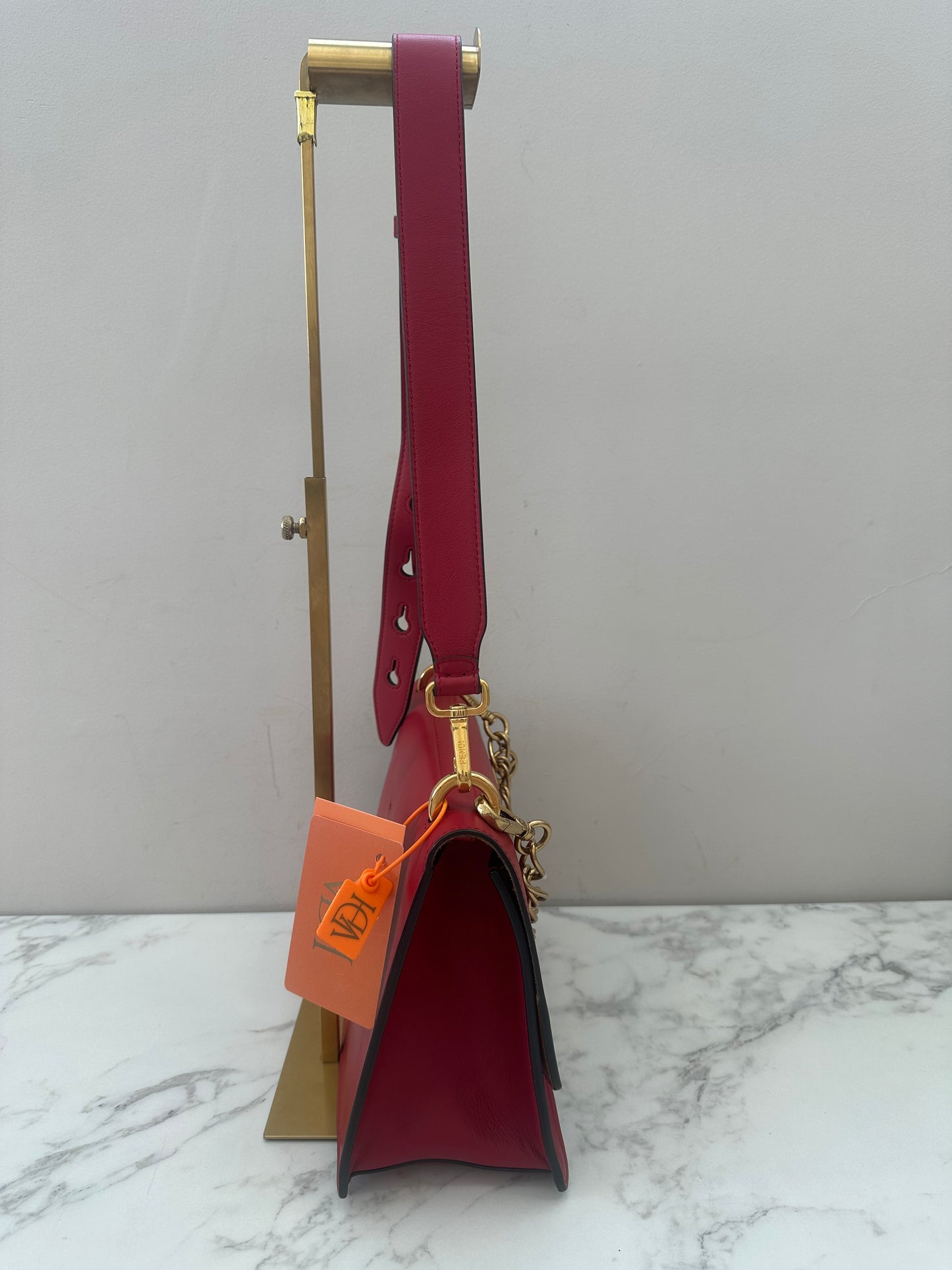 Fendi red 2way Bag