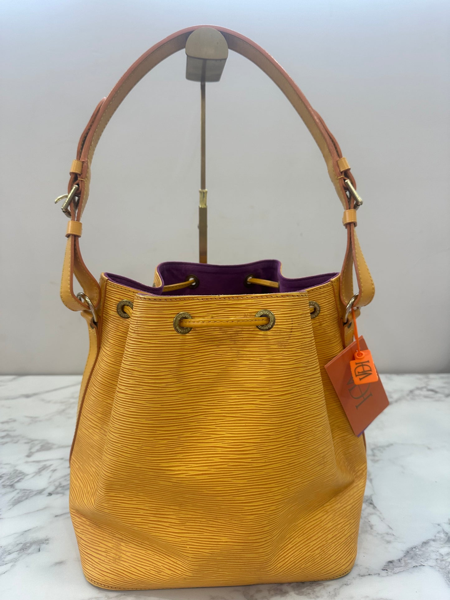 Louis Vuitton Yellow Epi Petite Noé