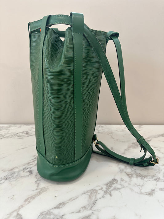 Louis Vuitton Randonne PM Epi Green
