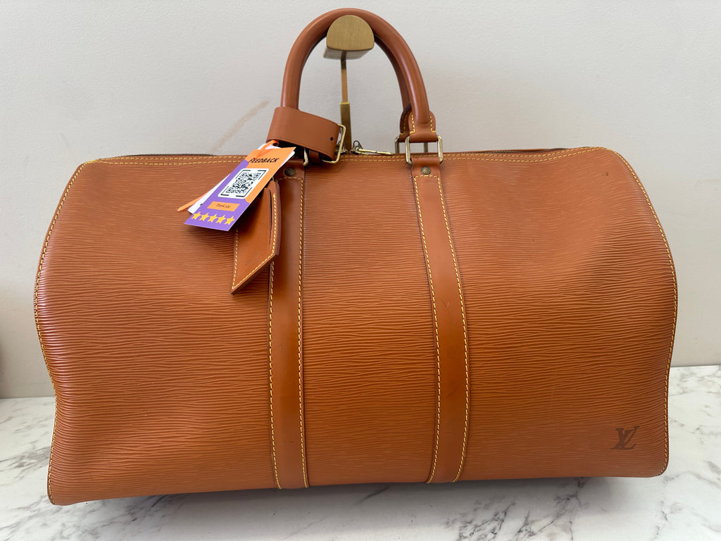 Louis Vuitton Keepall 45 Epi Brown