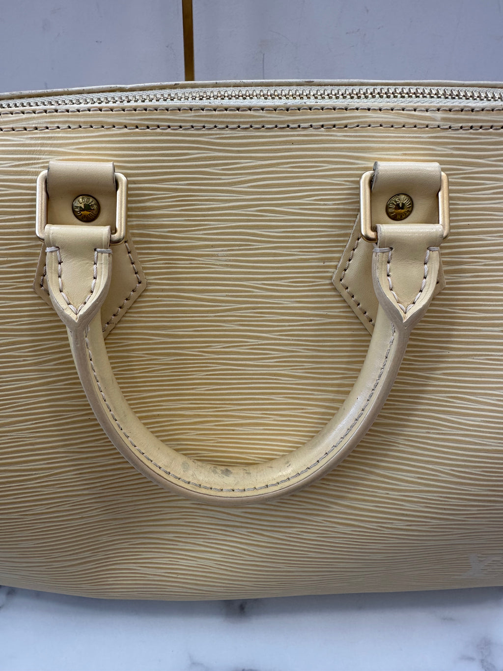 Louis Vuitton Speedy 25 Epi Cream