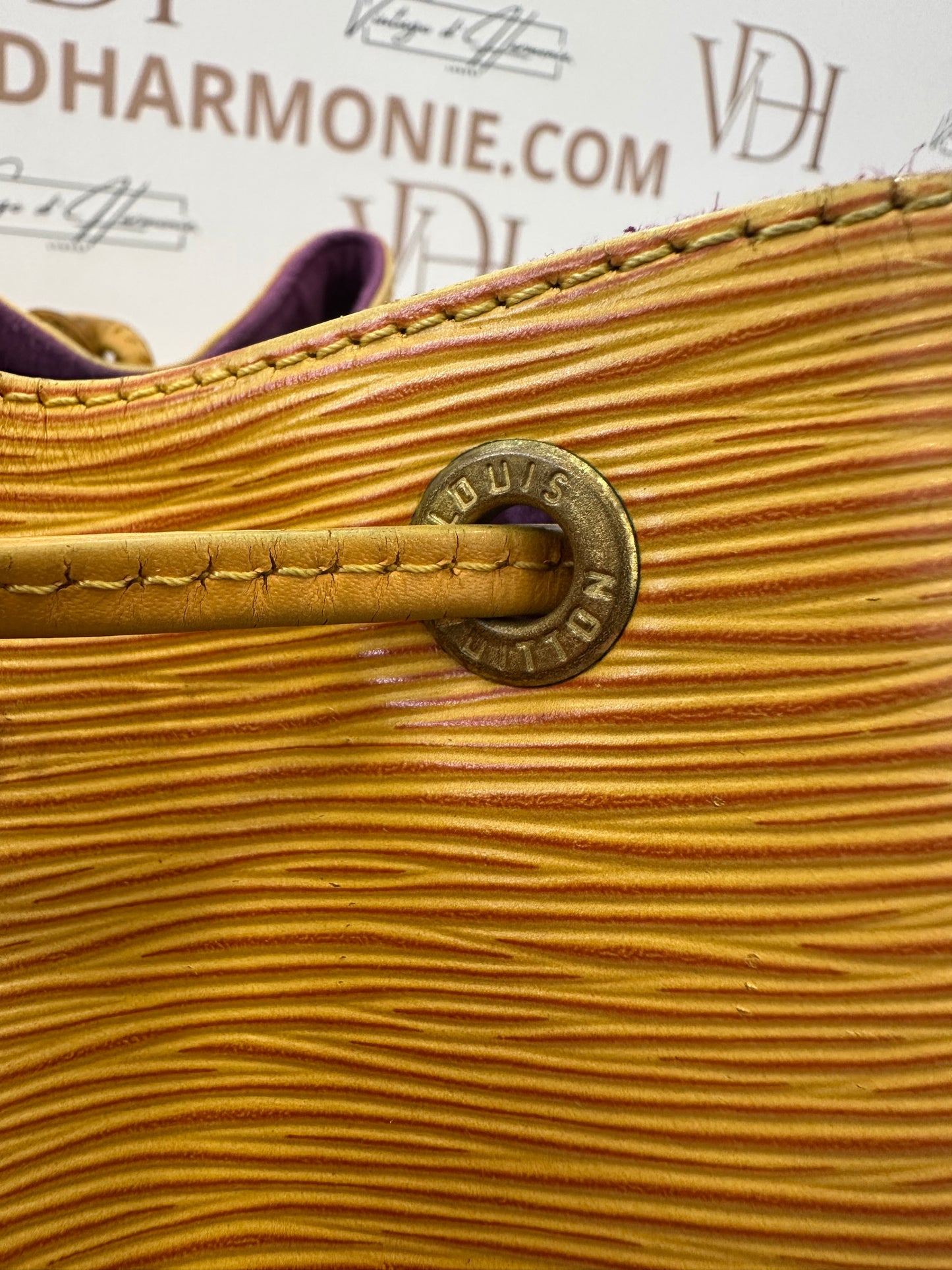 017929 - Louis Vuitton Yellow Epi Noè