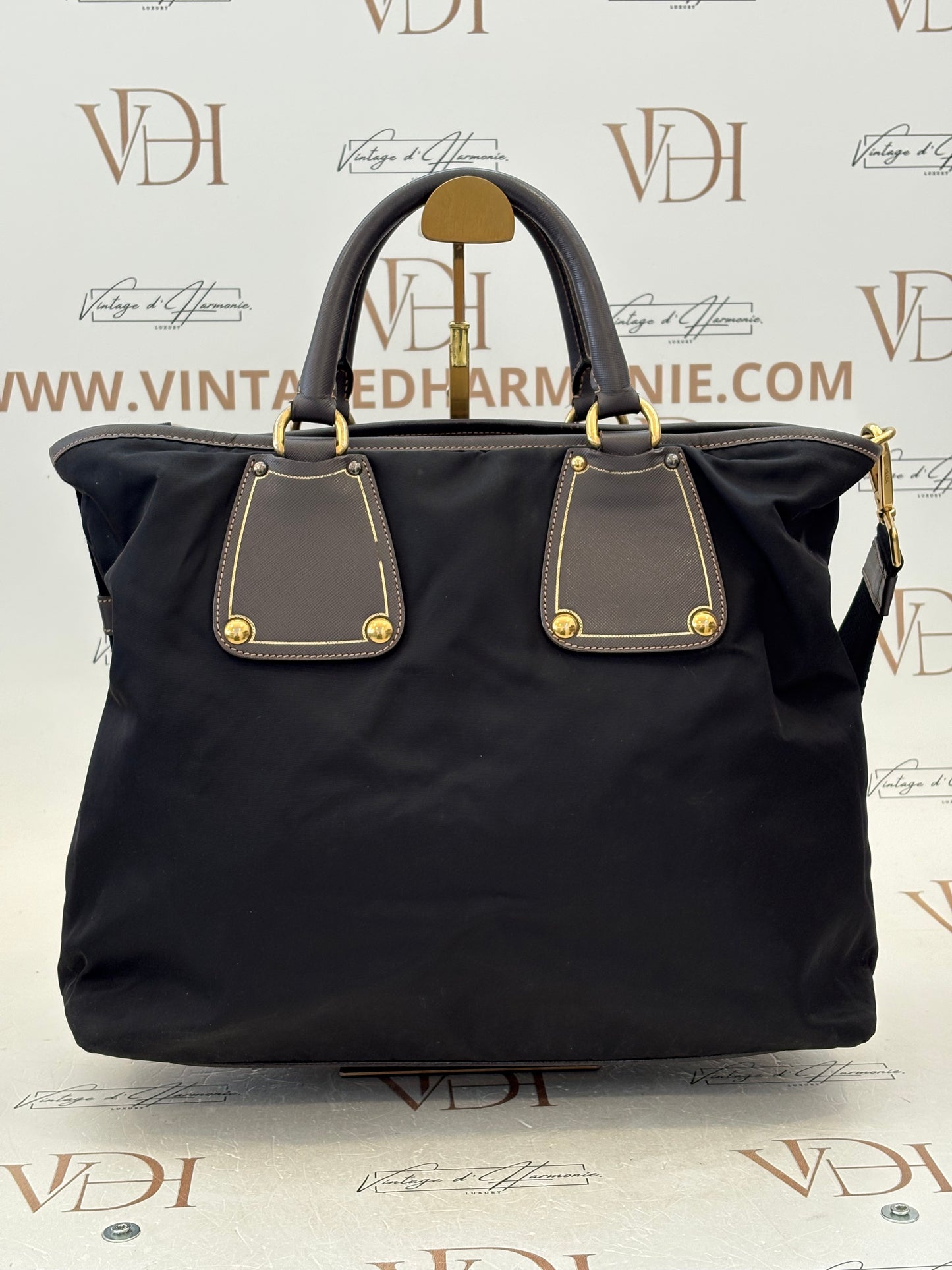 383522 - Prada Black Nylon