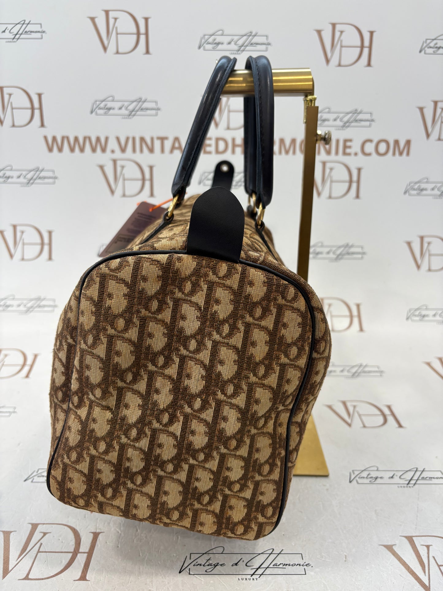 018597 - Christian Dior Brown Trotter Duffle